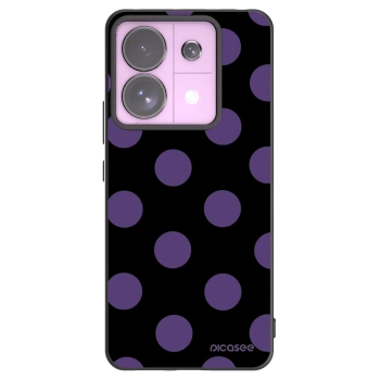 Picasee Μαύρη θήκη σιλικόνης για Xiaomi Redmi Note 13 Pro 5G - Big flickers