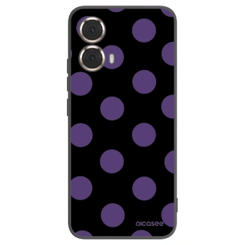 Picasee Μαύρη θήκη σιλικόνης για Motorola Moto G85 - Big flickers