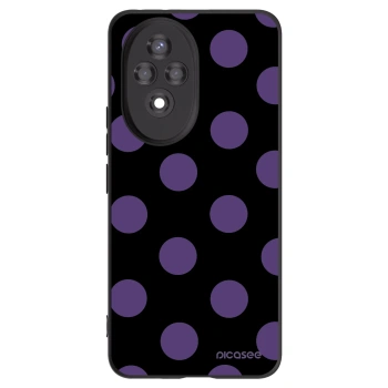 Picasee Μαύρη θήκη σιλικόνης για Honor 200 Pro 5G - Big flickers