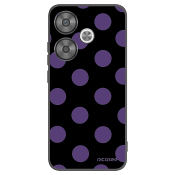 Picasee Μαύρη θήκη σιλικόνης για Xiaomi Poco F6 - Big flickers