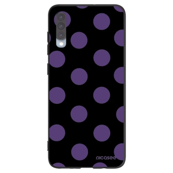 Picasee Μαύρη θήκη σιλικόνης για Samsung Galaxy A70 A705F - Big flickers