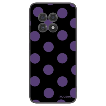 Picasee Μαύρη θήκη σιλικόνης για OnePlus 13R 5G - Big flickers