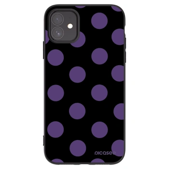 Picasee Μαύρη θήκη σιλικόνης για Apple iPhone 11 - Big flickers