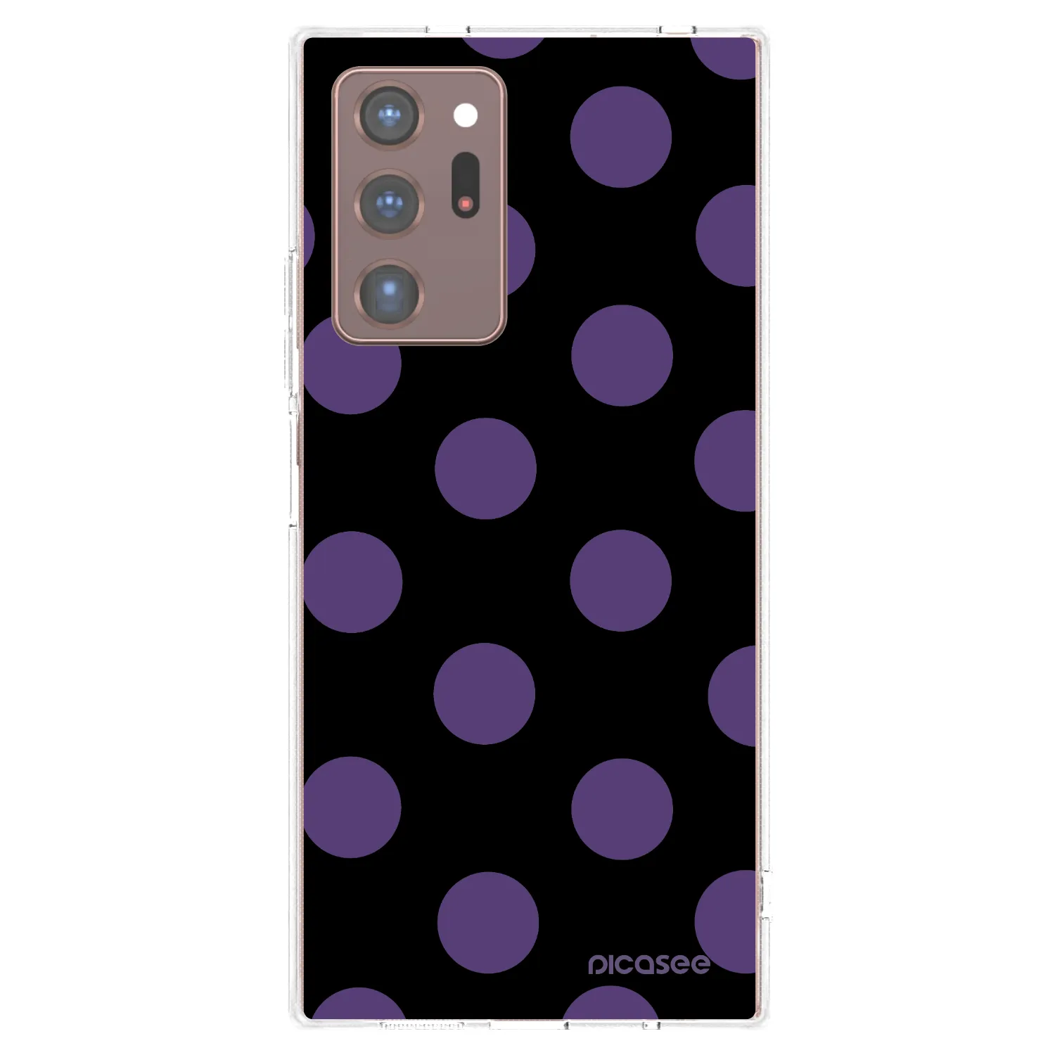 Picasee διαφανής θήκη σιλικόνης Samsung Galaxy Note 20 Ultra - Big flickers