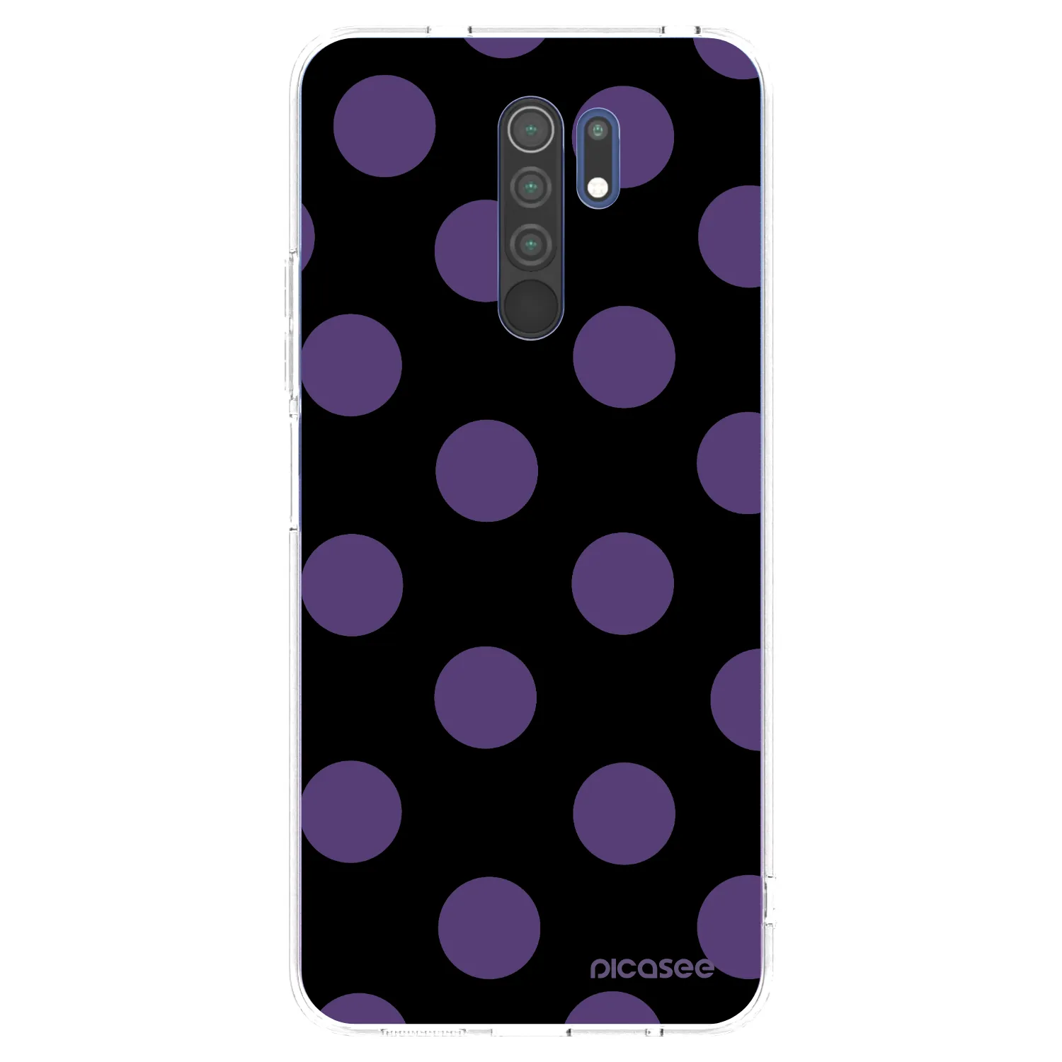 Picasee διαφανής θήκη σιλικόνης Xiaomi Redmi 9 - Big flickers