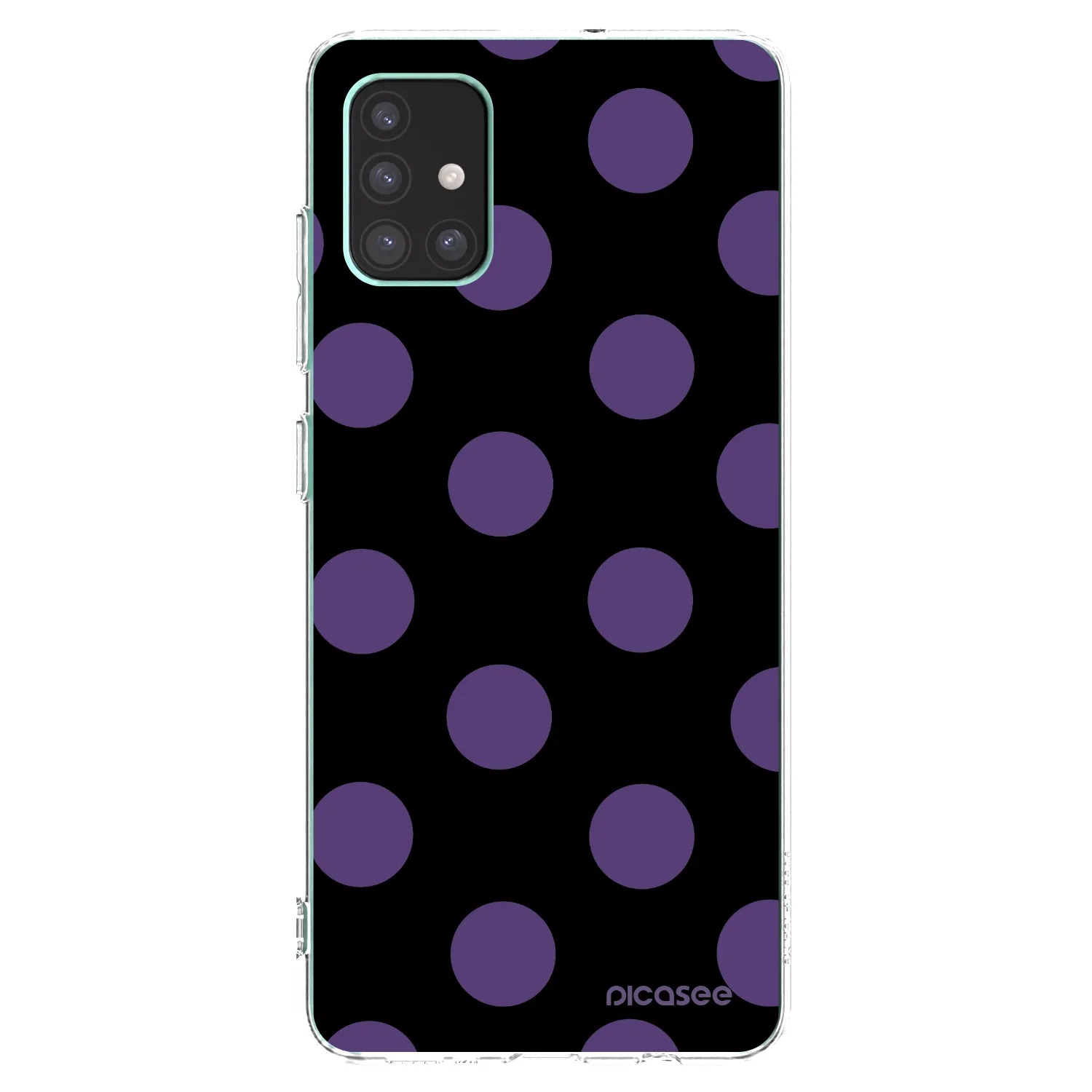 Picasee διαφανής θήκη σιλικόνης Samsung Galaxy M51 M515F - Big flickers