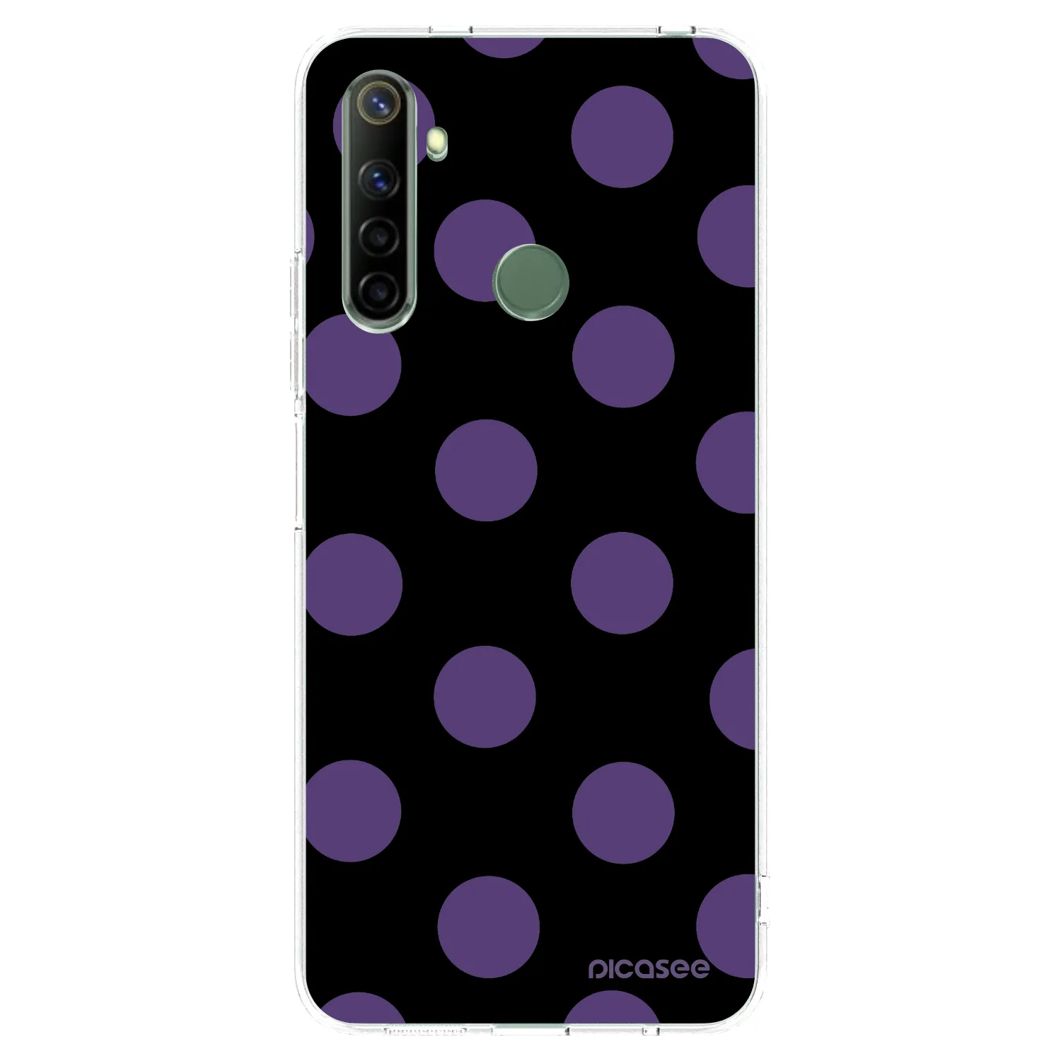 Picasee διαφανής θήκη σιλικόνης Realme 6i - Big flickers