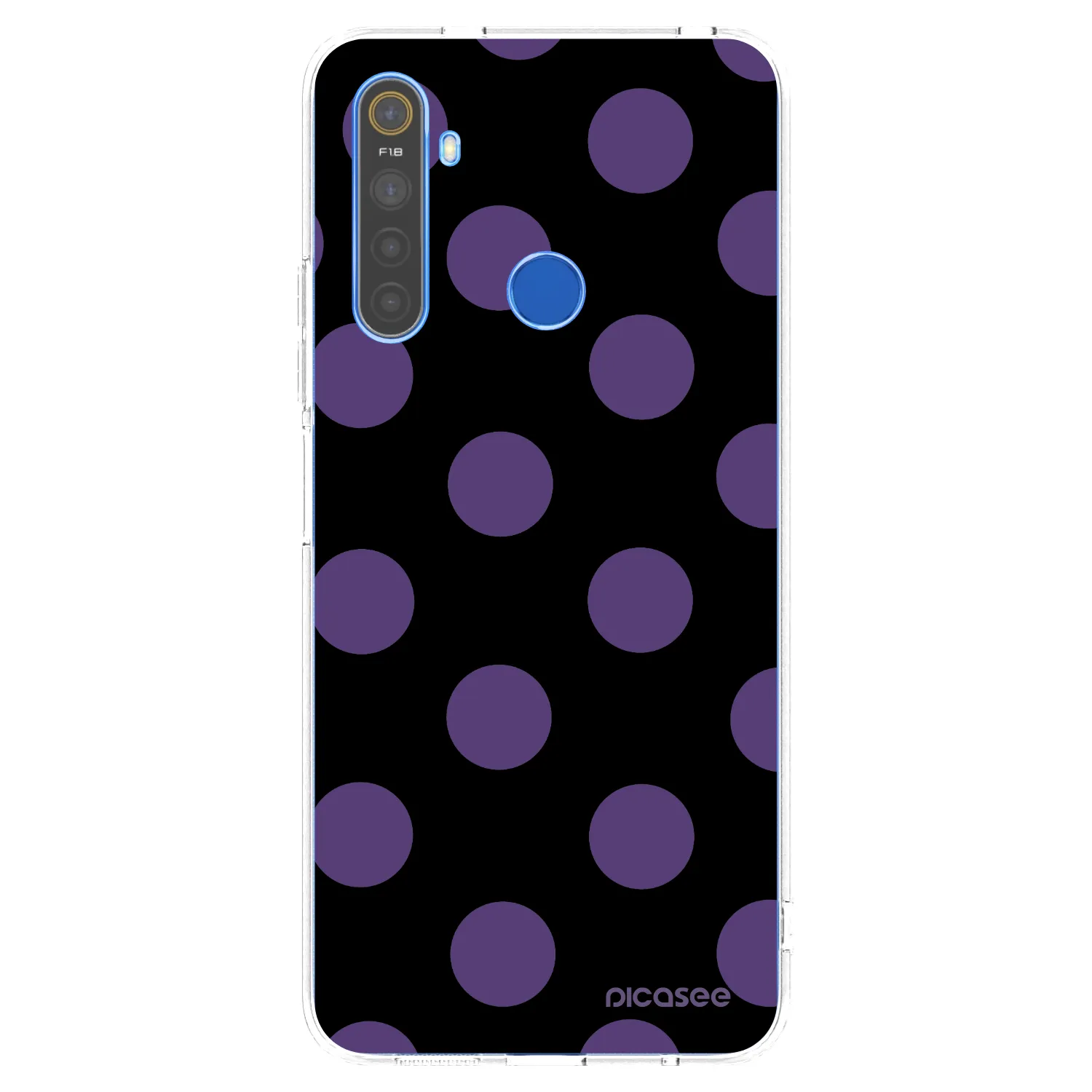 Picasee διαφανής θήκη σιλικόνης Realme 5 - Big flickers