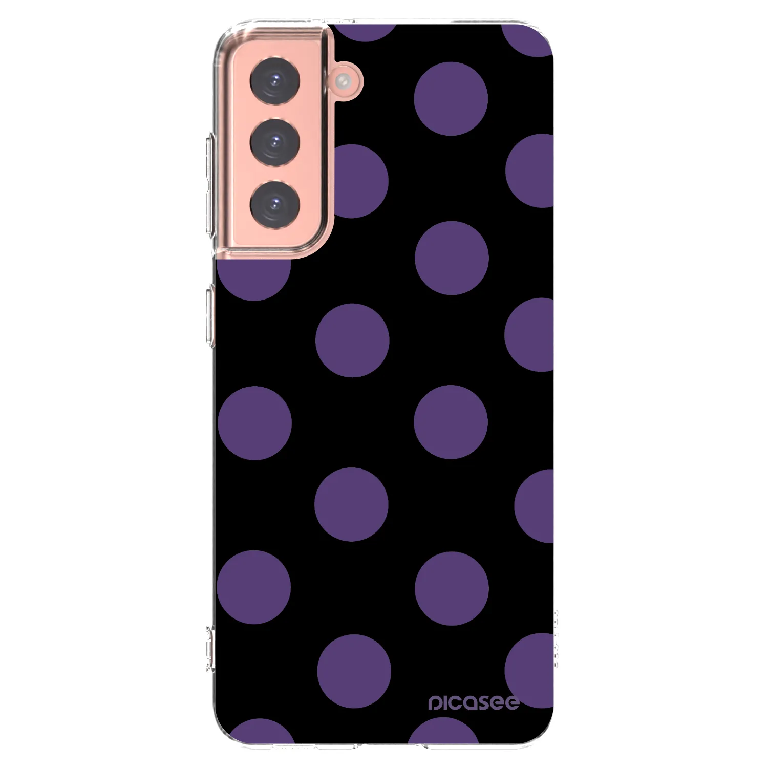Picasee διαφανής θήκη σιλικόνης Samsung Galaxy S21 5G G991B - Big flickers