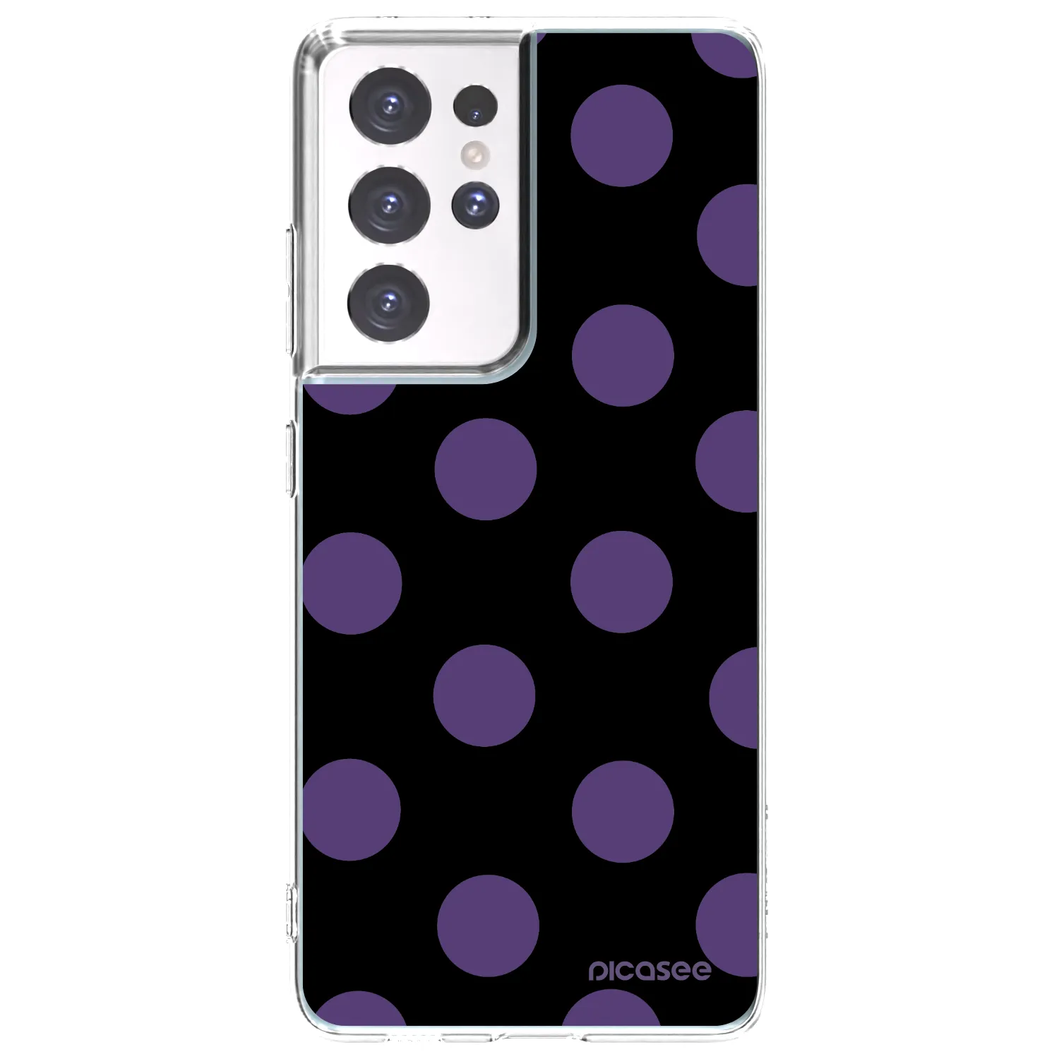 Picasee διαφανής θήκη σιλικόνης Samsung Galaxy S21 Ultra 5G G998B - Big flickers