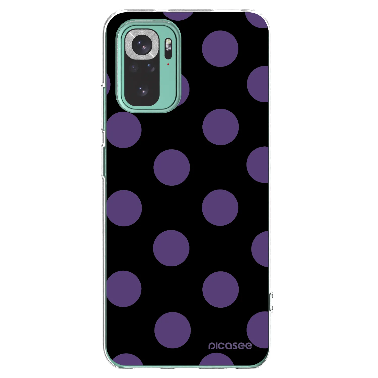 Picasee διαφανής θήκη σιλικόνης Xiaomi Redmi Note 10 Pro - Big flickers