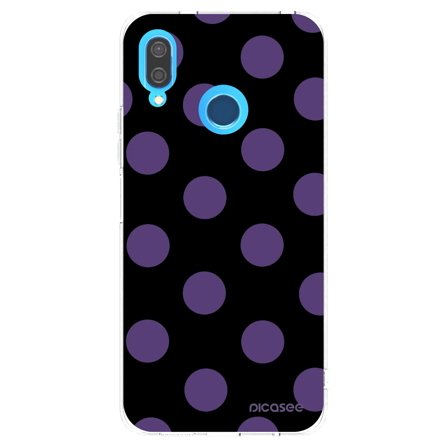 Picasee διαφανής θήκη σιλικόνης Huawei P20 Lite - Big flickers