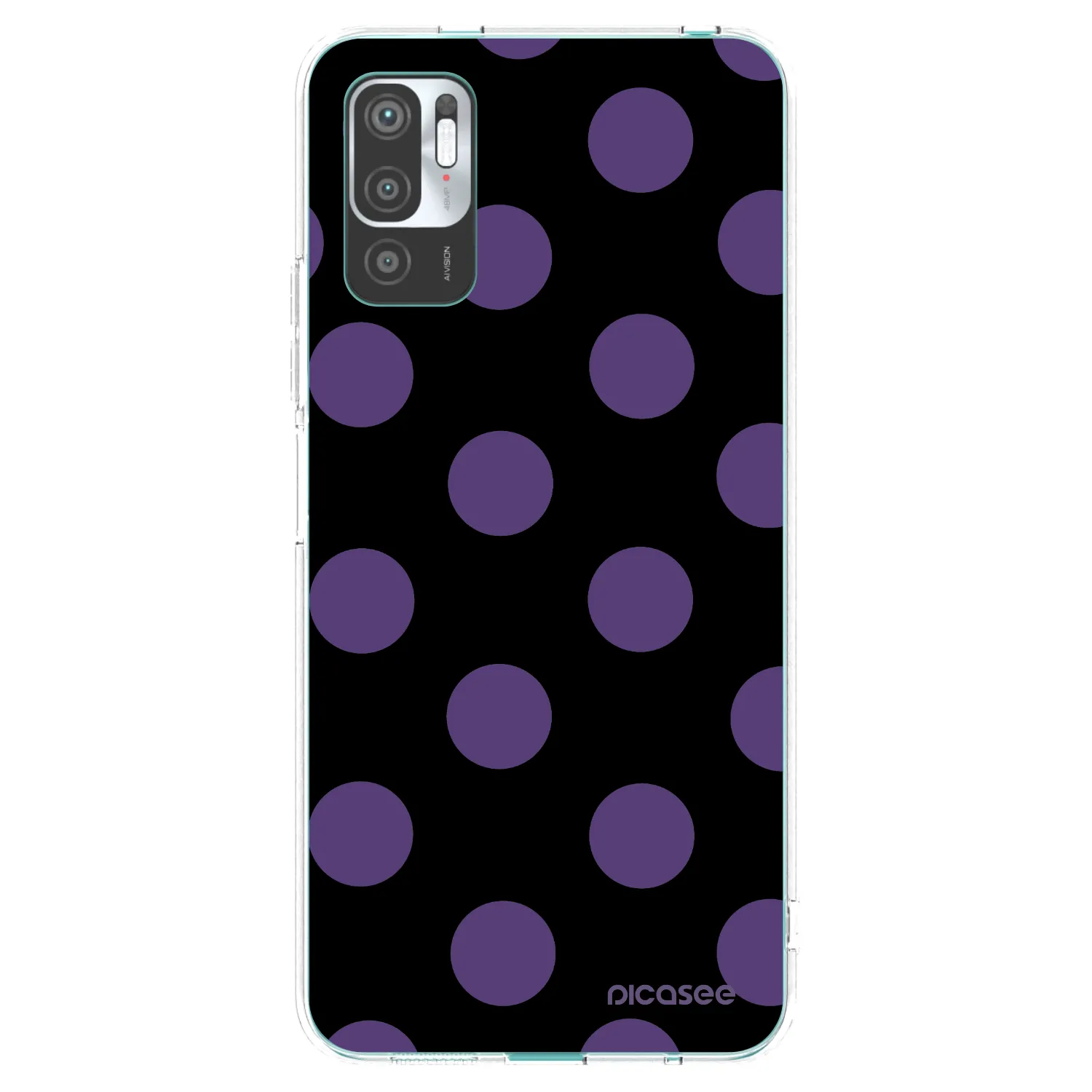 Picasee διαφανής θήκη σιλικόνης Xiaomi Redmi Note 10 5G - Big flickers