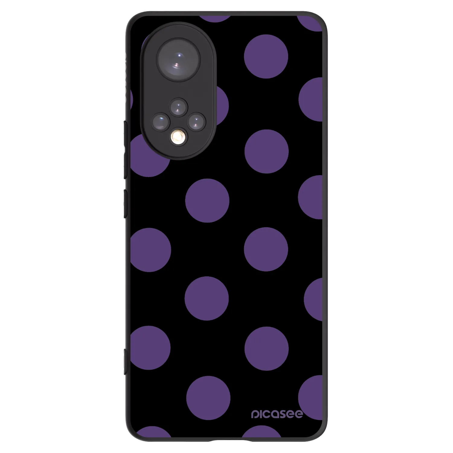 Picasee Μαύρη θήκη σιλικόνης για Huawei Nova 9 - Big flickers
