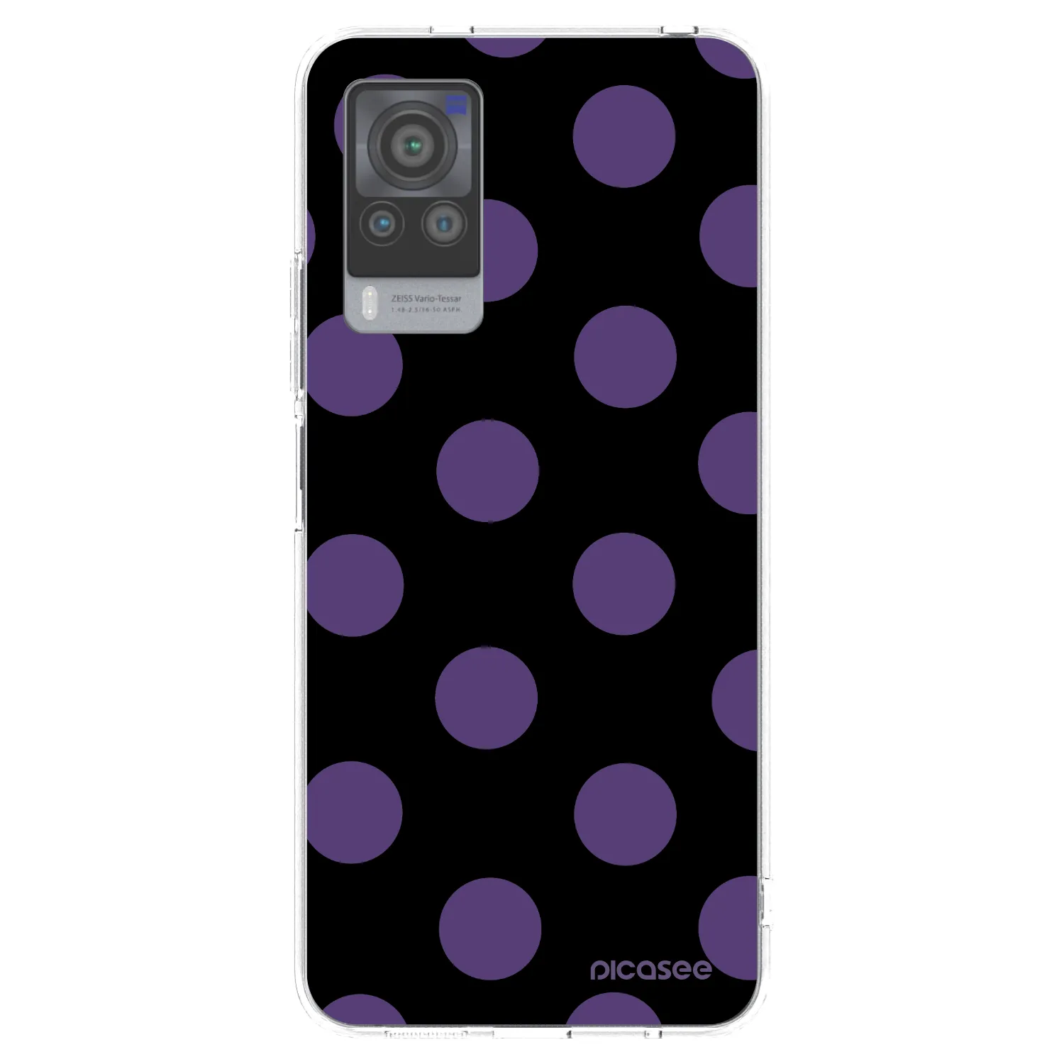 Picasee διαφανής θήκη σιλικόνης Vivo X60 Pro 5G - Big flickers