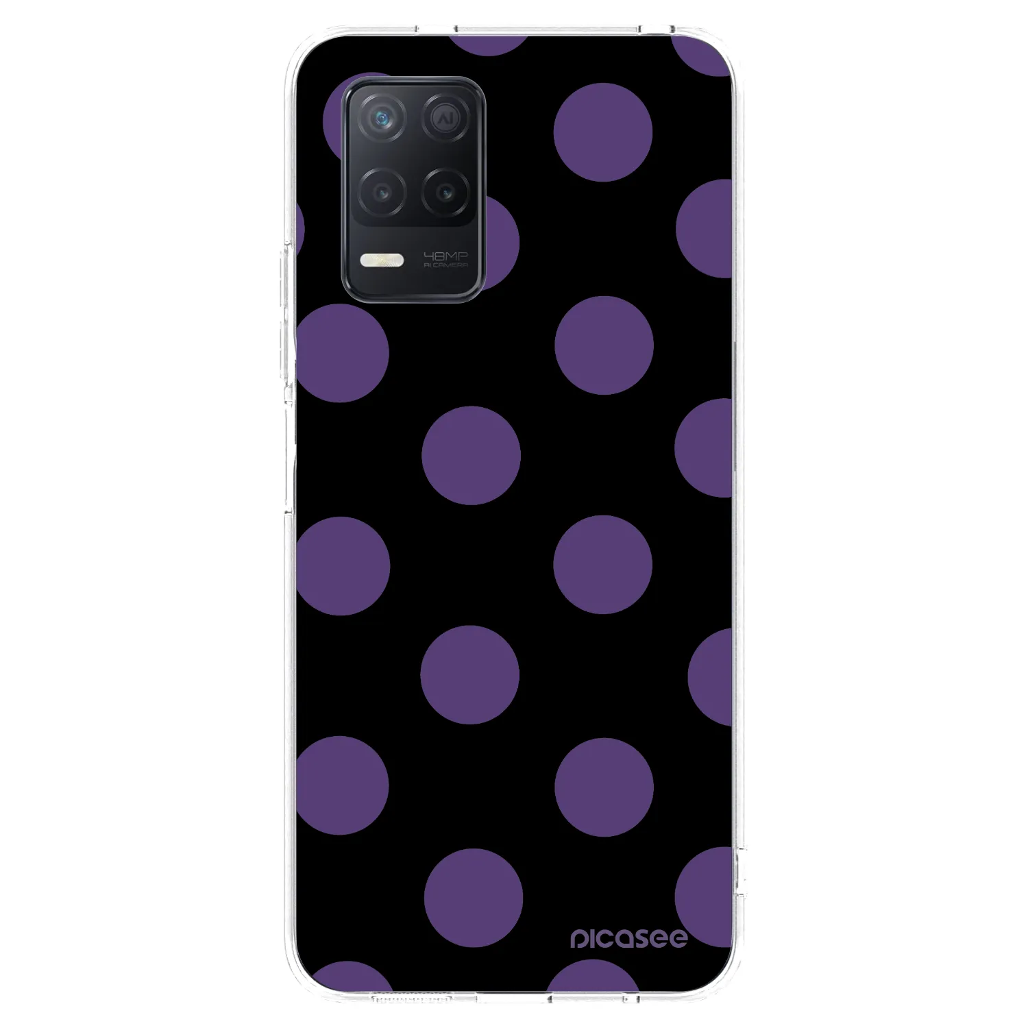 Picasee διαφανής θήκη σιλικόνης Realme 8 5G - Big flickers