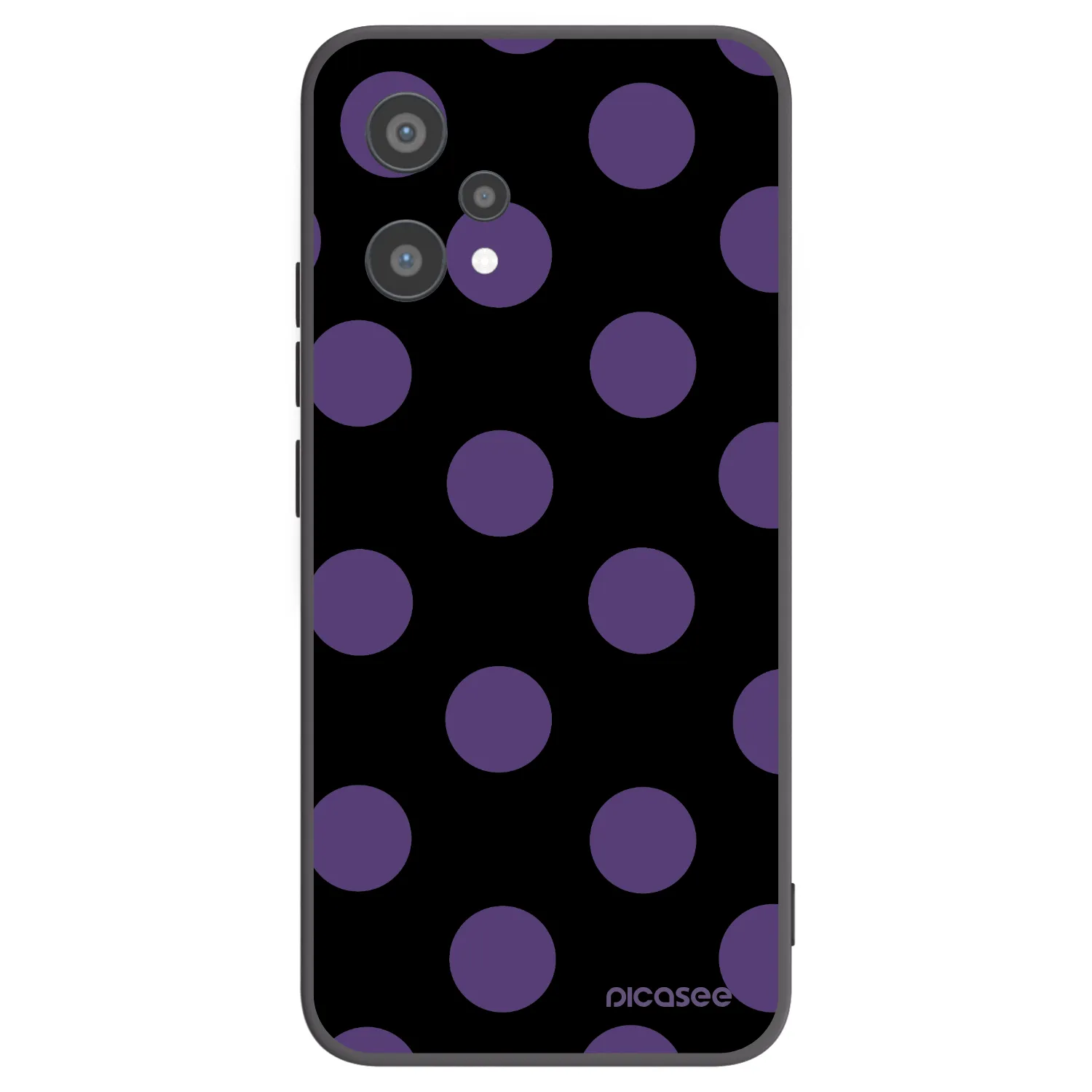 Picasee Μαύρη θήκη σιλικόνης για Realme 9 Pro 5G - Big flickers