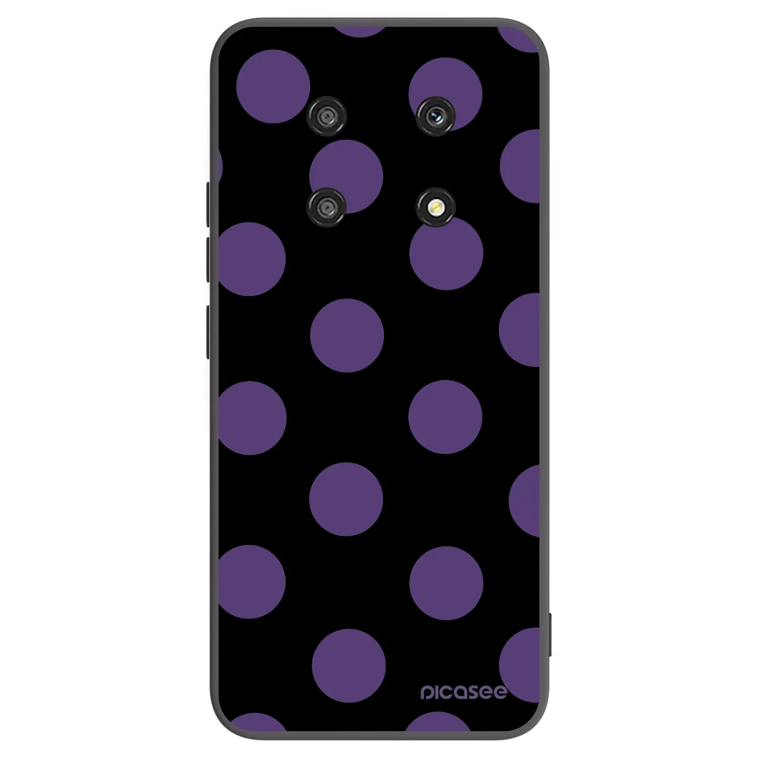 Picasee Μαύρη θήκη σιλικόνης για Honor Magic4 Lite 5G - Big flickers