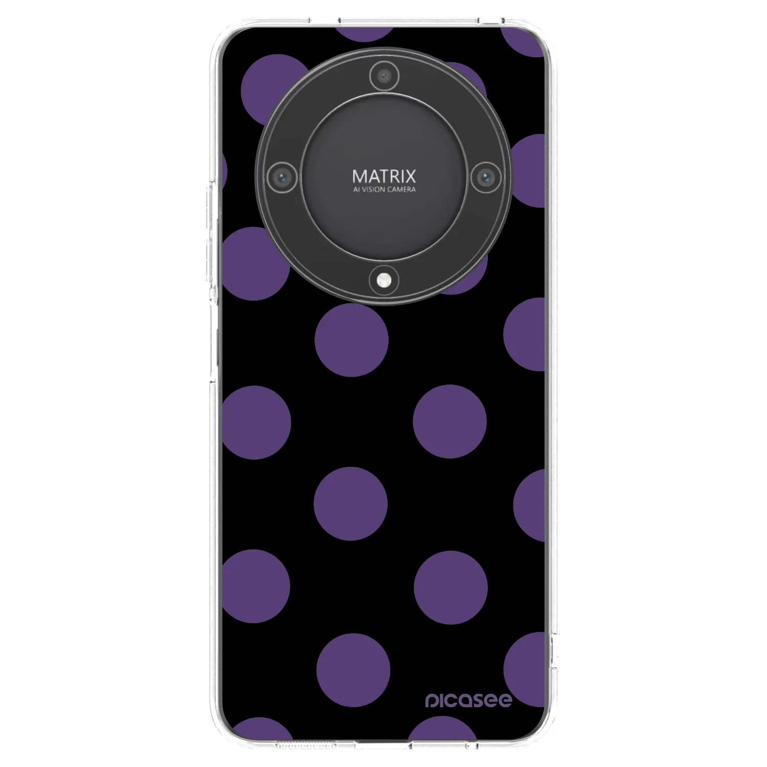Picasee διαφανής θήκη σιλικόνης Honor Magic5 Lite 5G - Big flickers