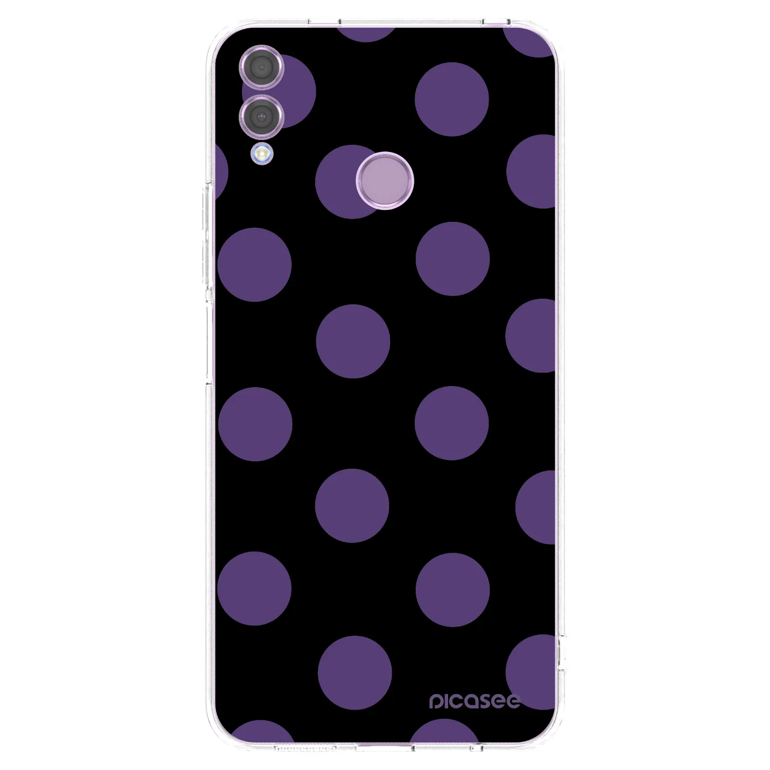 Picasee διαφανής θήκη σιλικόνης Honor 8X - Big flickers