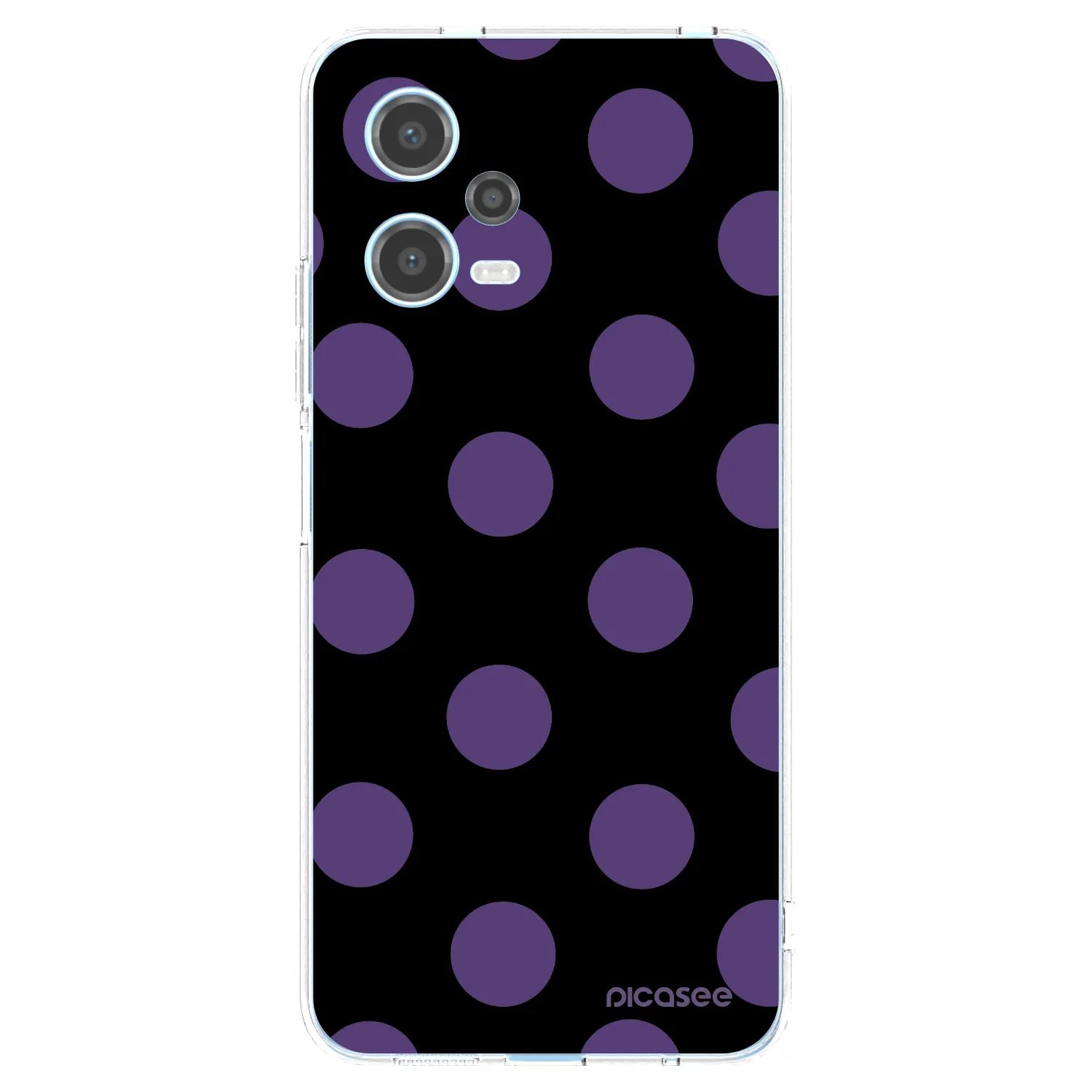 Picasee διαφανής θήκη σιλικόνης Xiaomi Redmi Note 12 5G - Big flickers