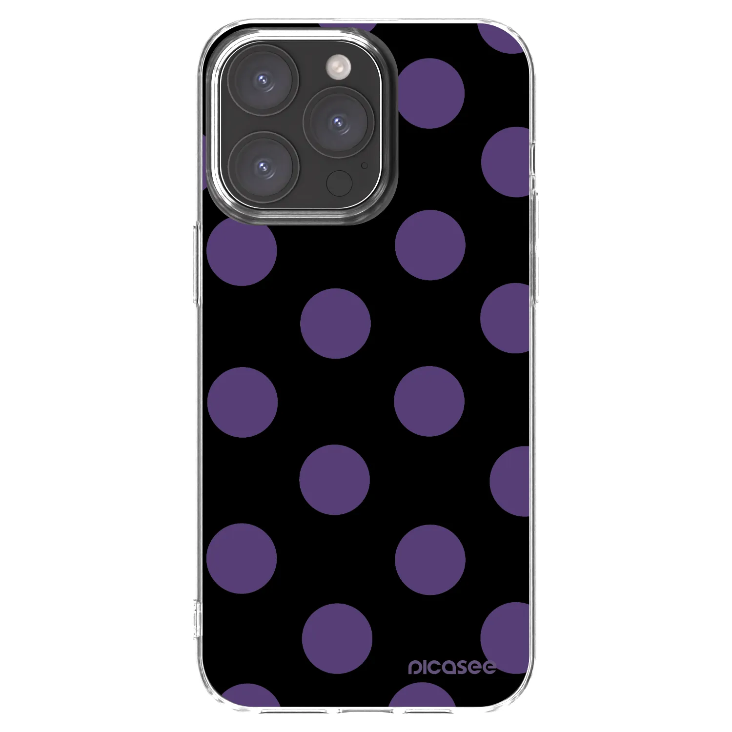 Picasee διαφανής θήκη σιλικόνης Apple iPhone 15 Pro Max - Big flickers