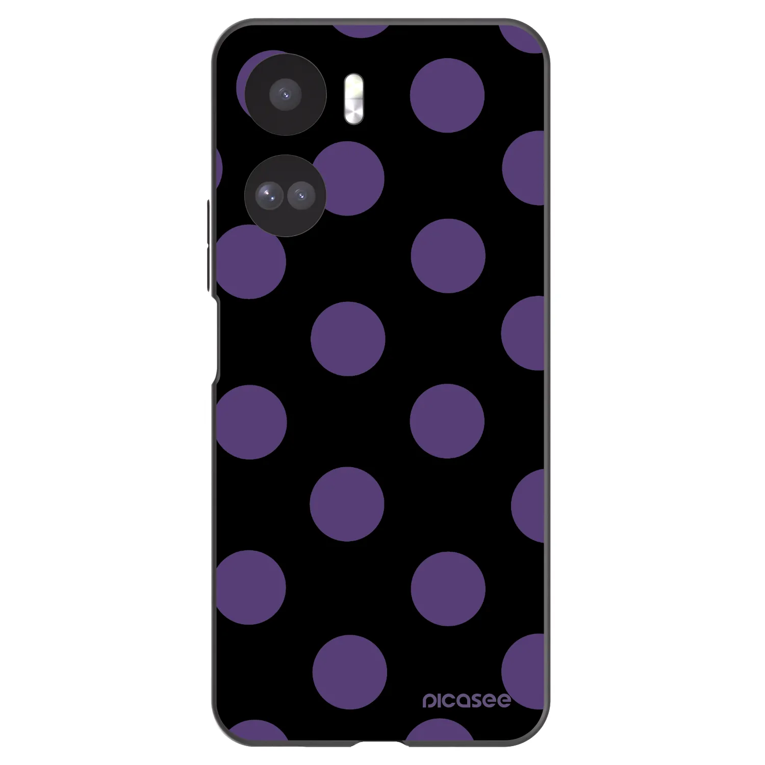 Picasee Μαύρη θήκη σιλικόνης για Honor 90 Lite 5G - Big flickers