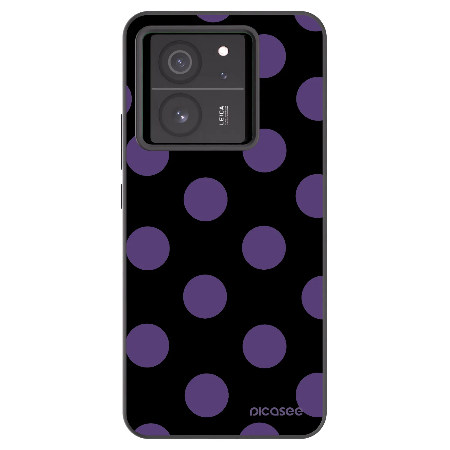 Picasee Μαύρη θήκη σιλικόνης για Xiaomi 13T Pro - Big flickers