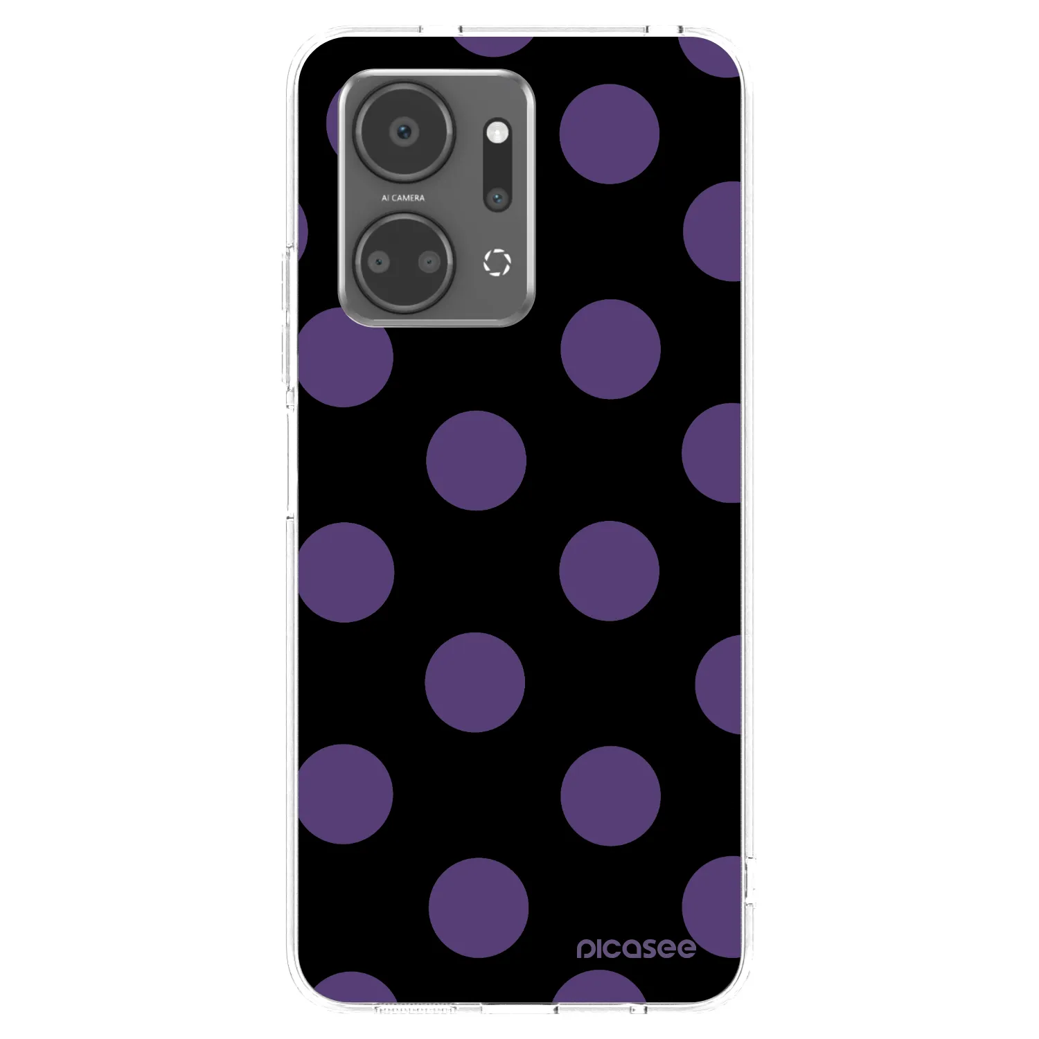 Picasee διαφανής θήκη σιλικόνης Honor X7a - Big flickers