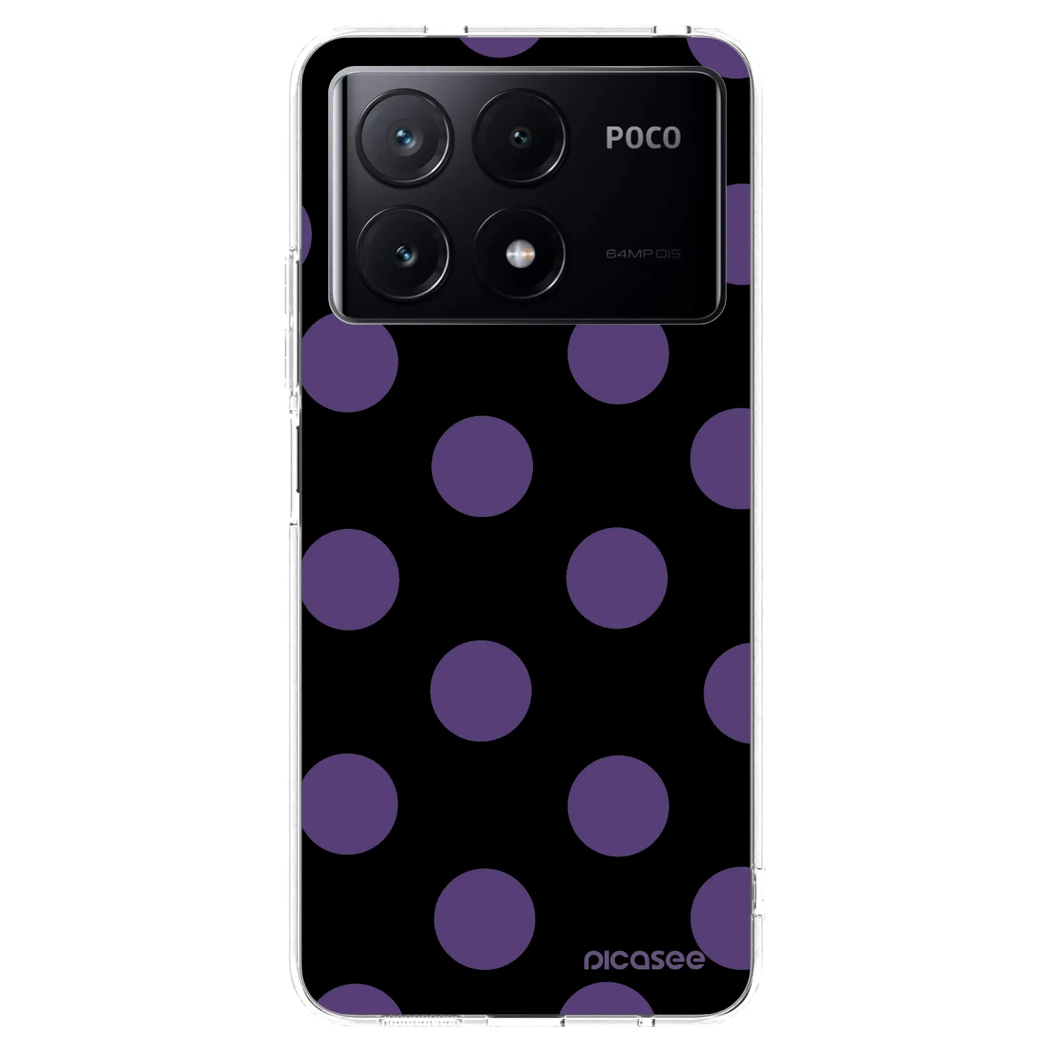 Picasee διαφανής θήκη σιλικόνης Xiaomi Poco X6 Pro - Big flickers