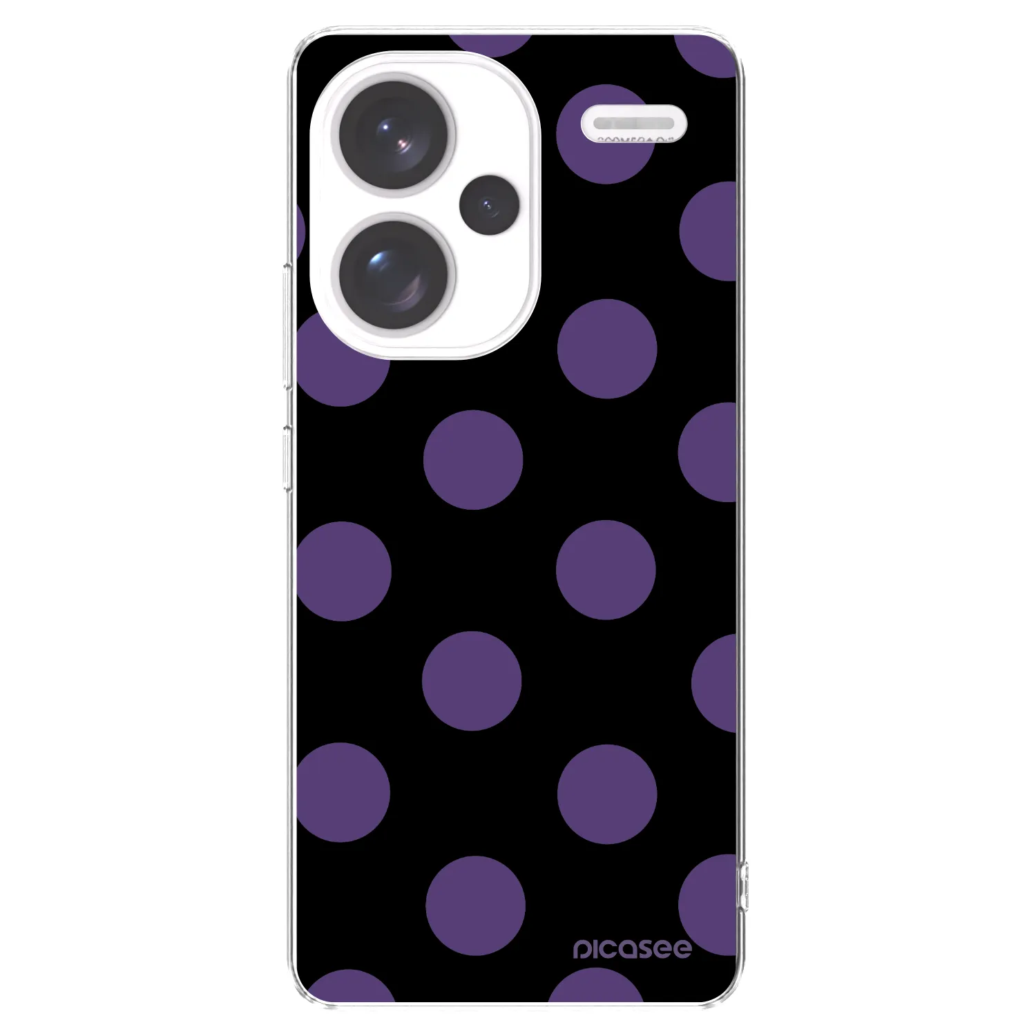 Picasee διαφανής θήκη σιλικόνης Xiaomi Redmi Note 13 Pro+ 5G - Big flickers