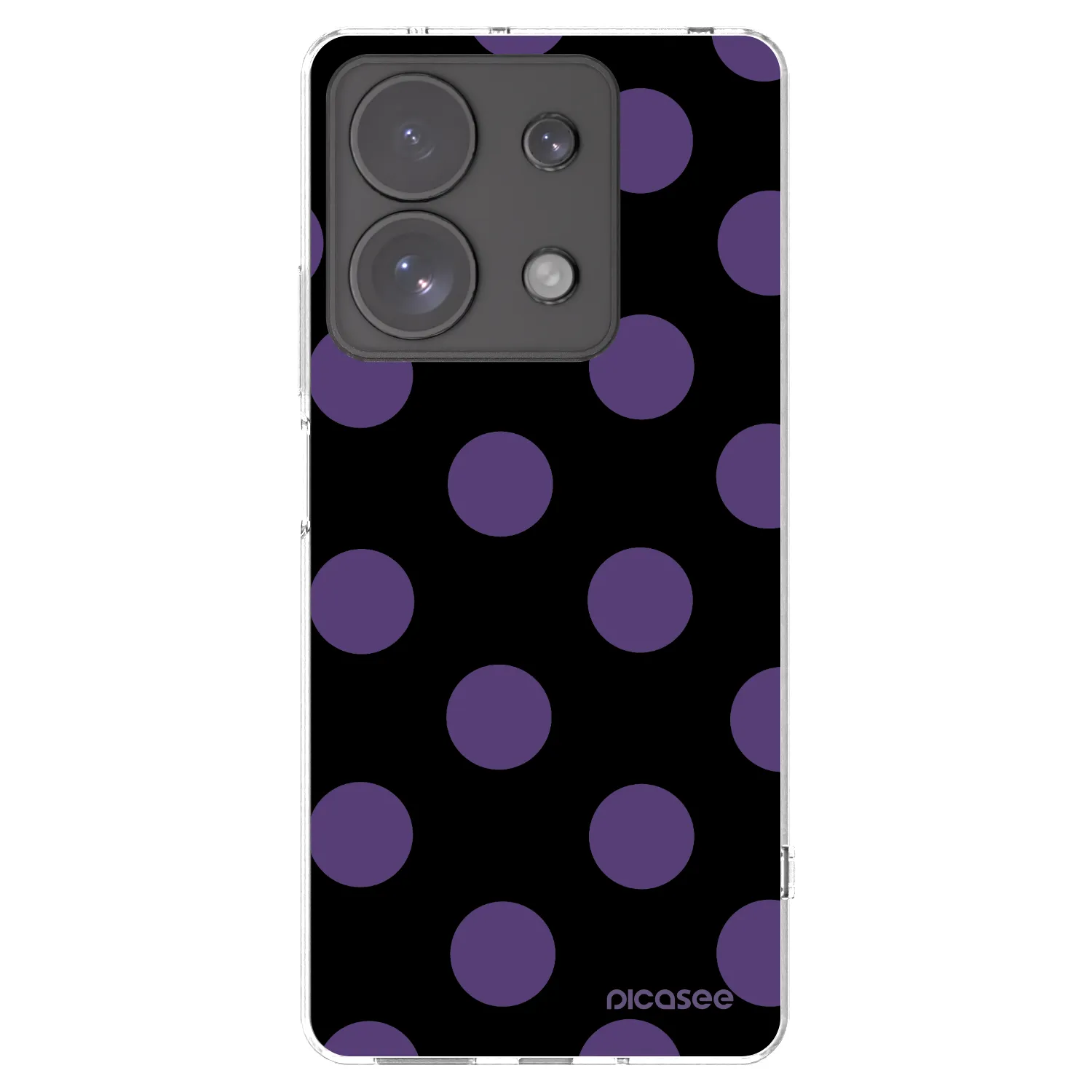Picasee διαφανής θήκη σιλικόνης Xiaomi Redmi Note 13 Pro 4G - Big flickers