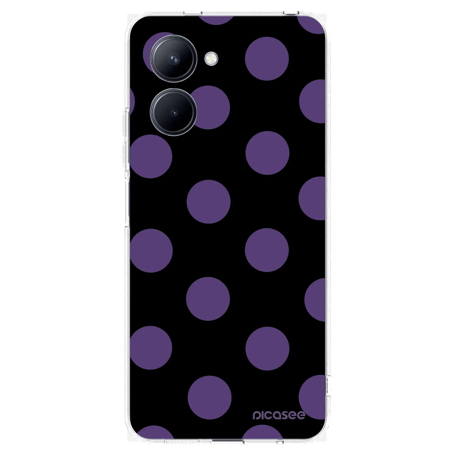 Picasee διαφανής θήκη σιλικόνης Realme C33 (2023) - Big flickers