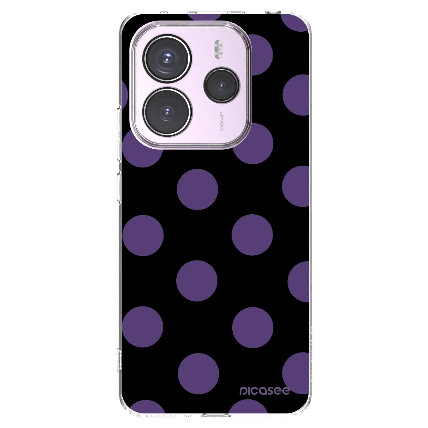 Picasee διαφανής θήκη σιλικόνης Xiaomi Redmi Note 14 5G - Big flickers