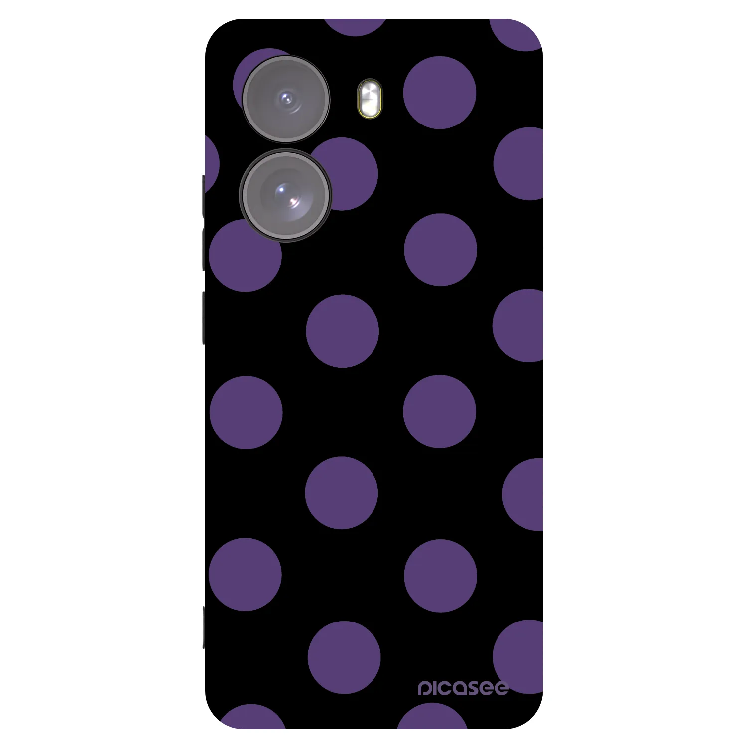 Picasee Μαύρη θήκη σιλικόνης για Xiaomi Poco X7 - Big flickers