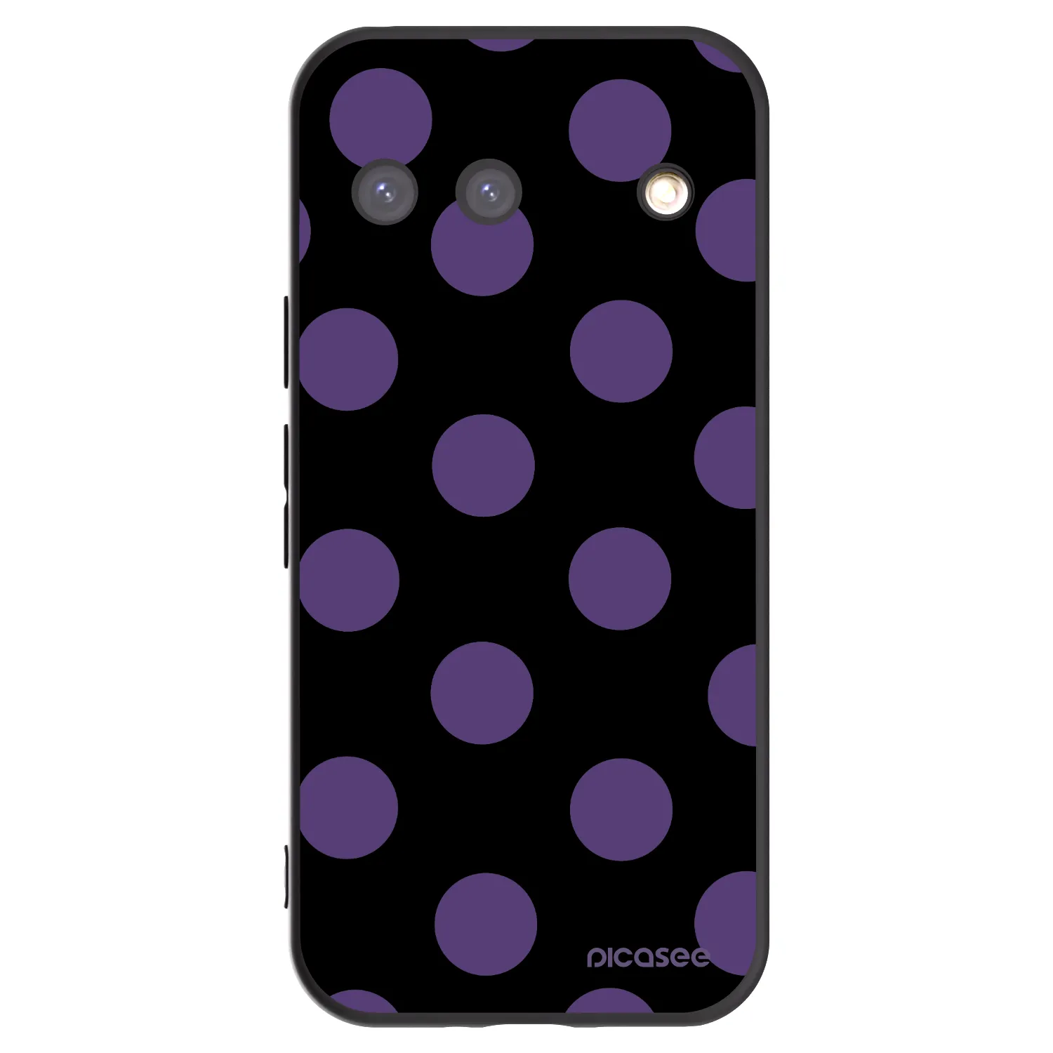 Picasee Μαύρη θήκη σιλικόνης για Google Pixel 9 - Big flickers