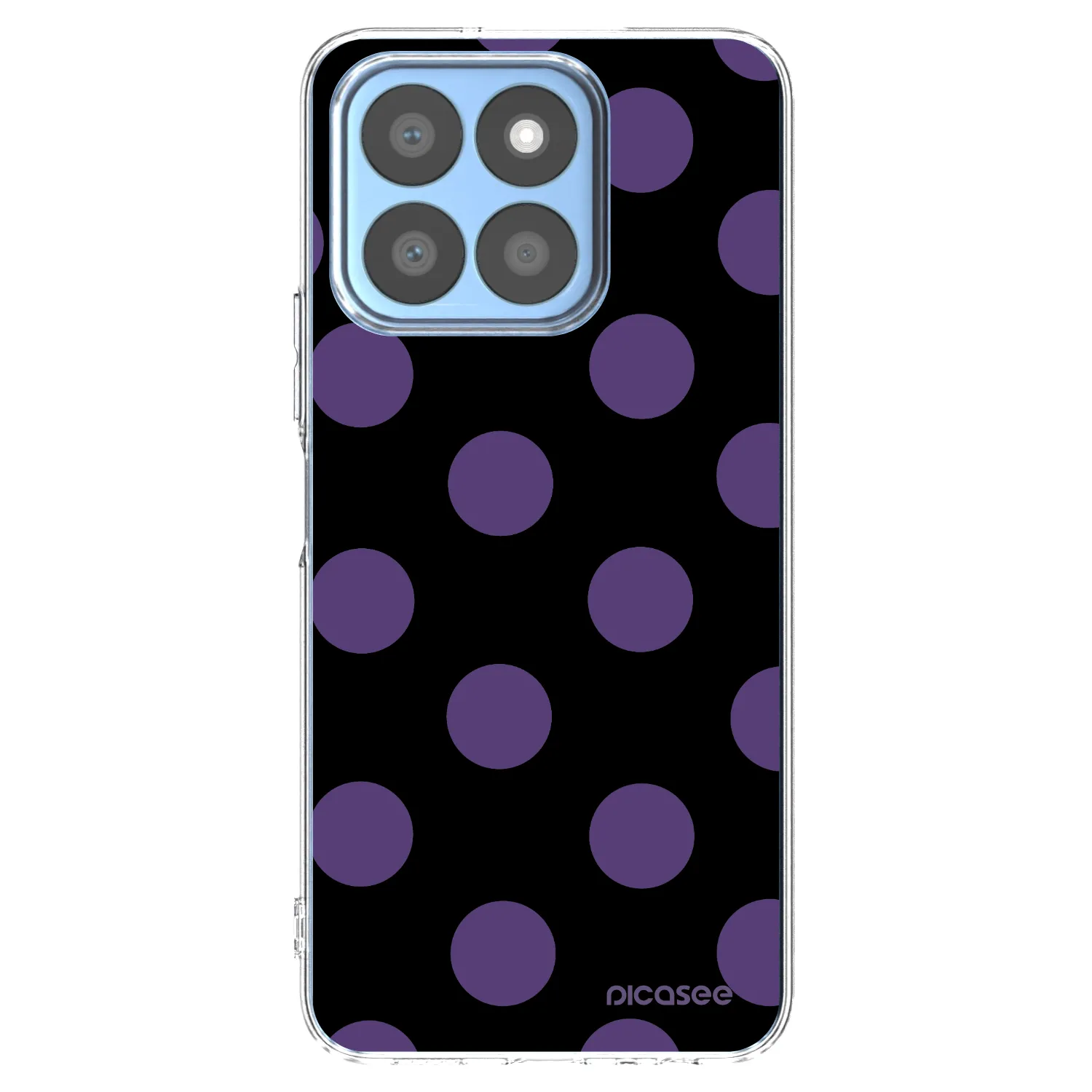 Picasee διαφανής θήκη σιλικόνης Honor X8c - Big flickers