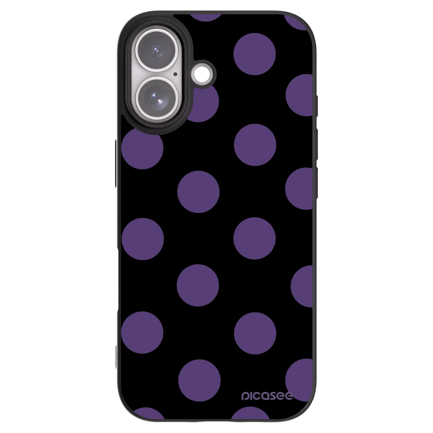 Picasee Μαύρη θήκη σιλικόνης για Apple iPhone 17 - Big flickers