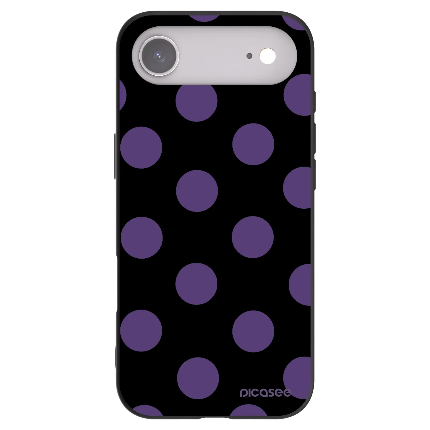 Picasee Μαύρη θήκη σιλικόνης για Apple iPhone Air - Big flickers