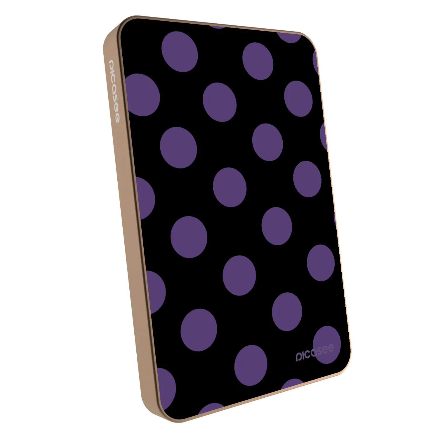 Picasee Powerbank με MagSafe 5 000 mAh Χρυσαφένιος - Big flickers