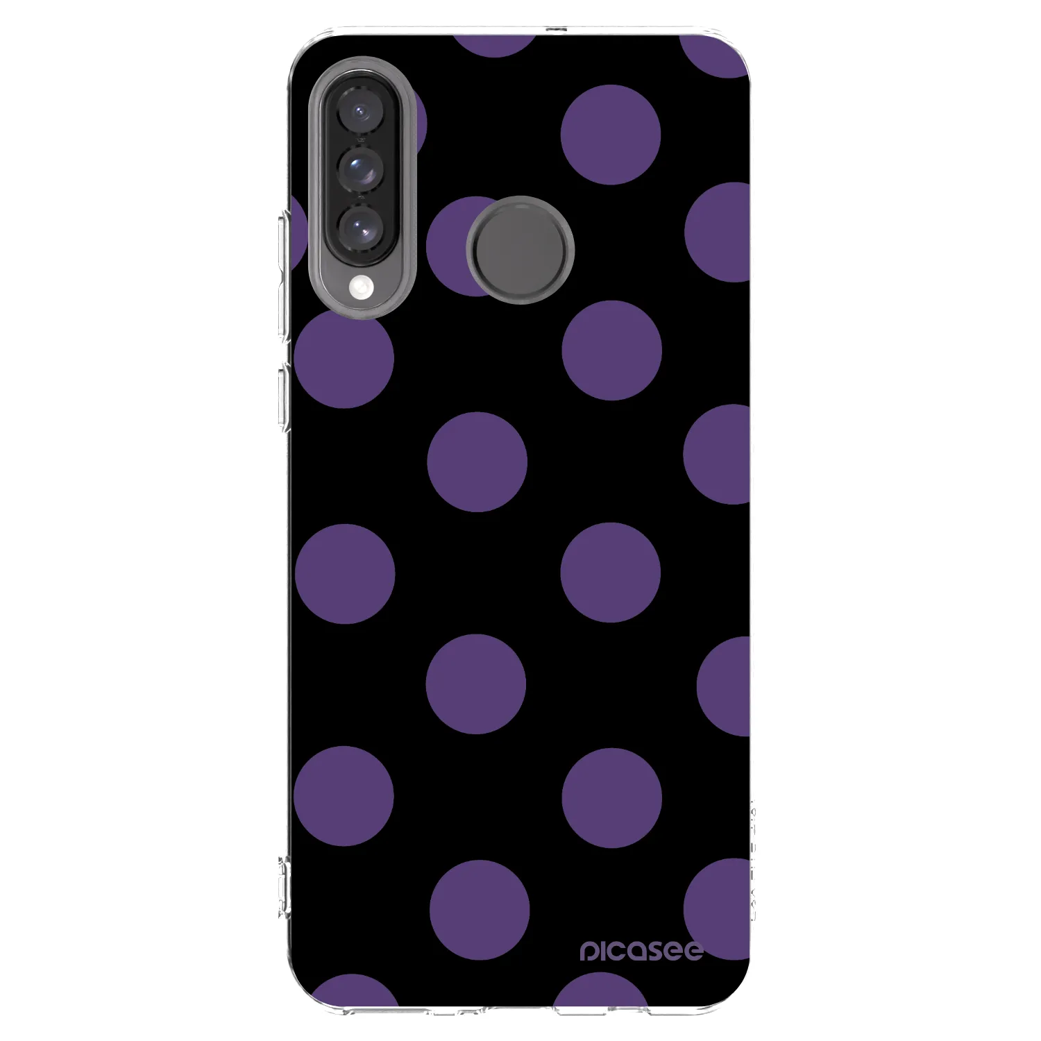 Picasee διαφανής θήκη σιλικόνης Huawei P30 Lite - Big flickers