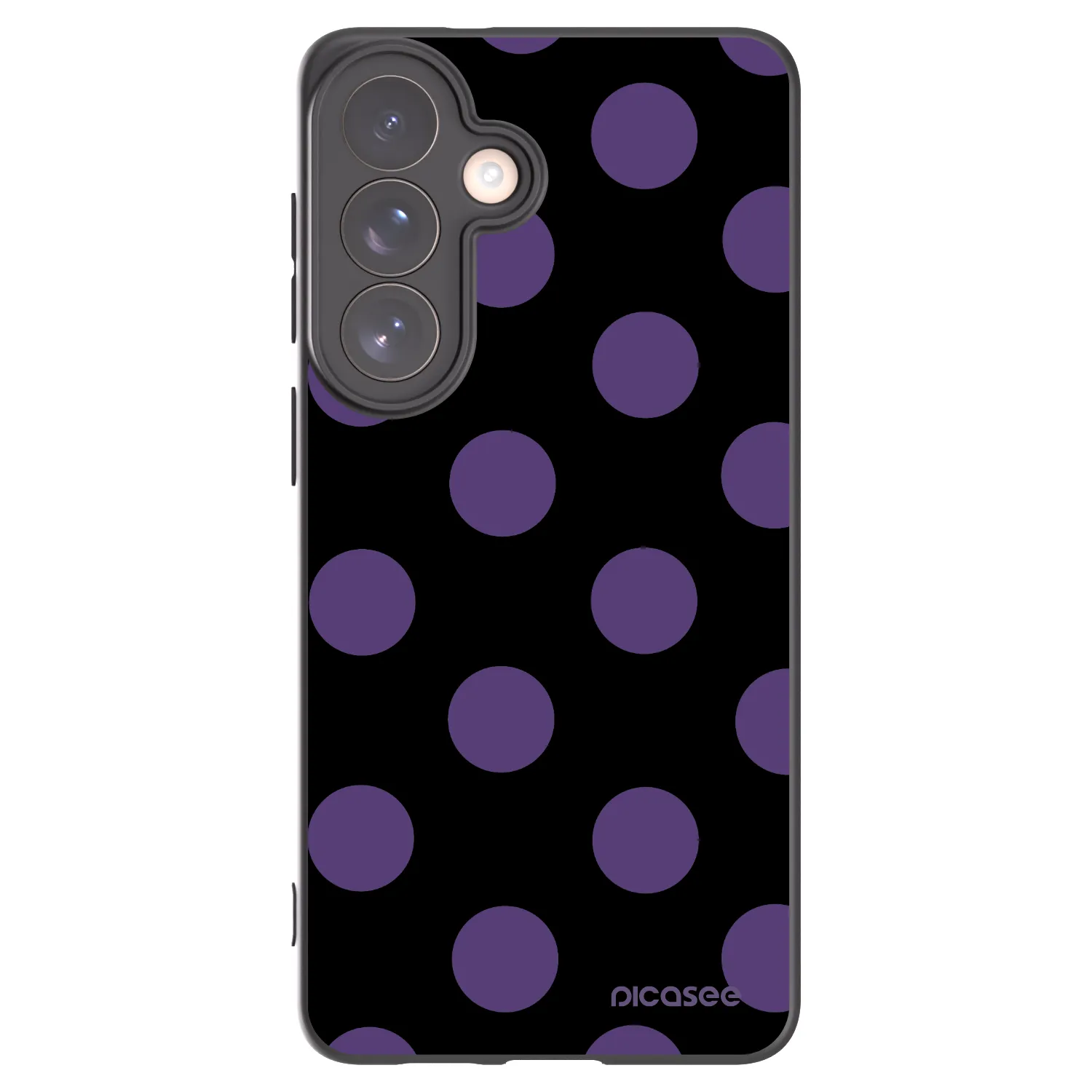 Picasee Μαύρη θήκη σιλικόνης για Samsung Galaxy S26+ - Big flickers