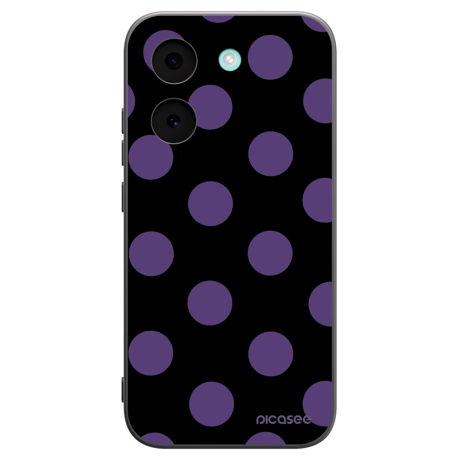 Picasee Μαύρη θήκη σιλικόνης για Xiaomi Poco X8 Pro - Big flickers