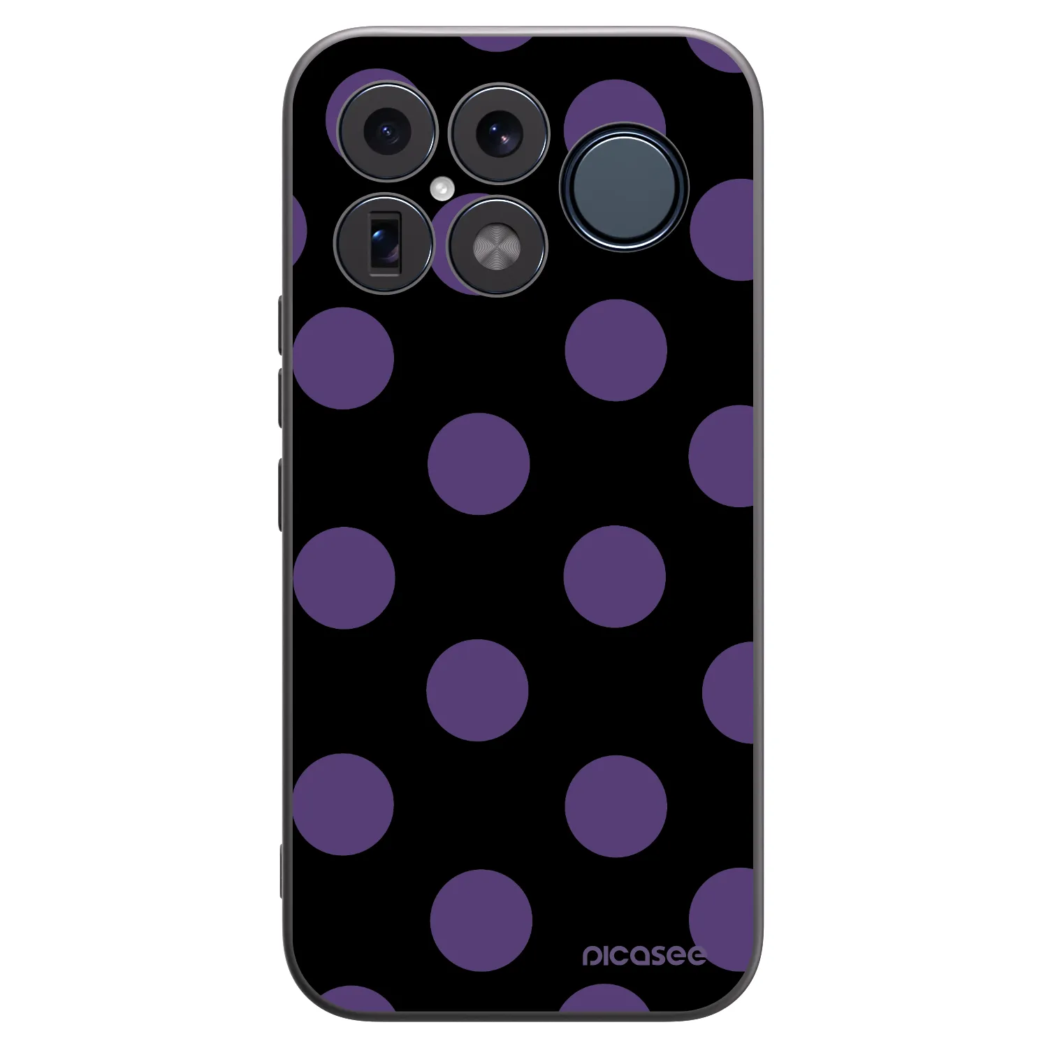 Picasee Μαύρη θήκη σιλικόνης για Xiaomi Poco F8 Ultra - Big flickers