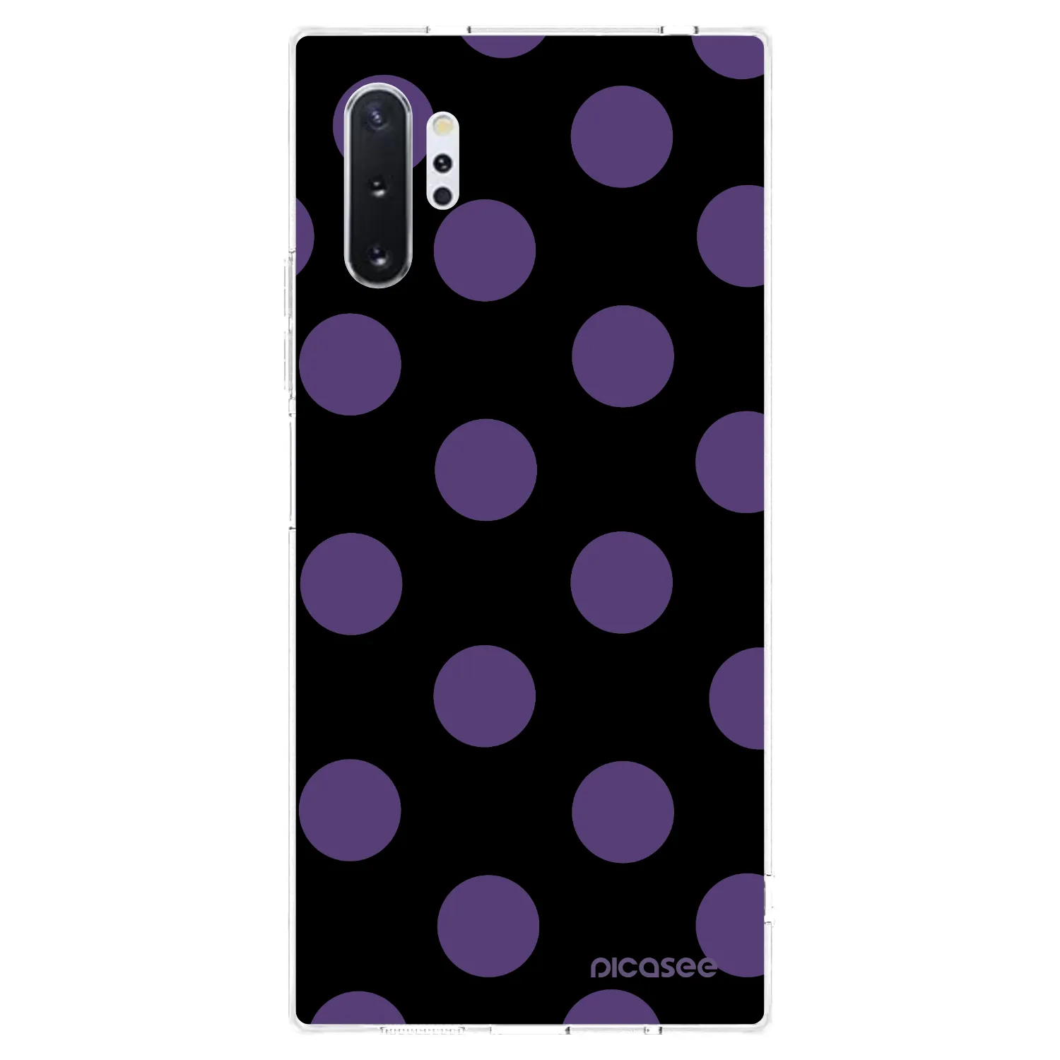 Picasee διαφανής θήκη σιλικόνης Samsung Galaxy Note 10+ N975F - Big flickers