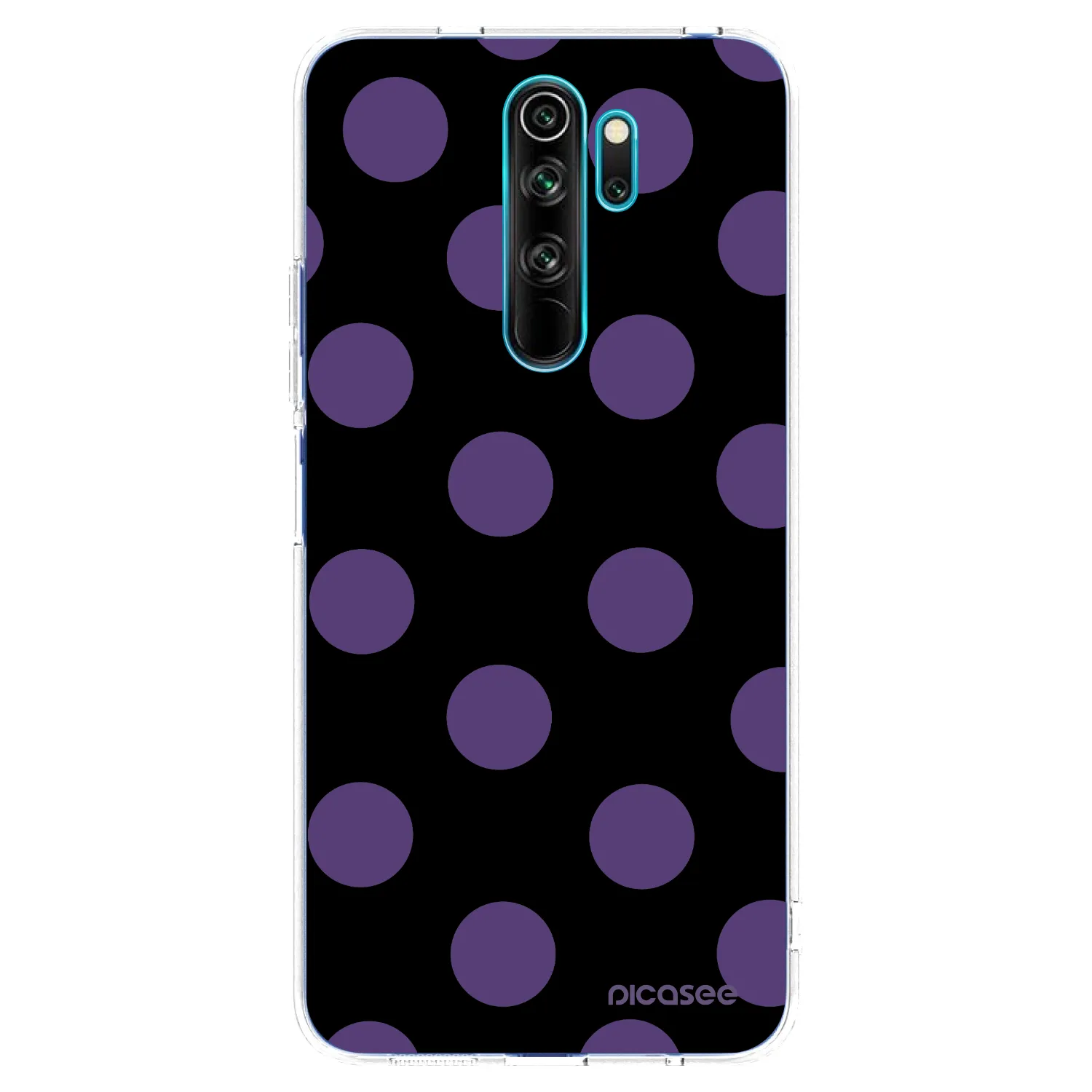 Picasee διαφανής θήκη σιλικόνης Xiaomi Redmi Note 8 Pro - Big flickers