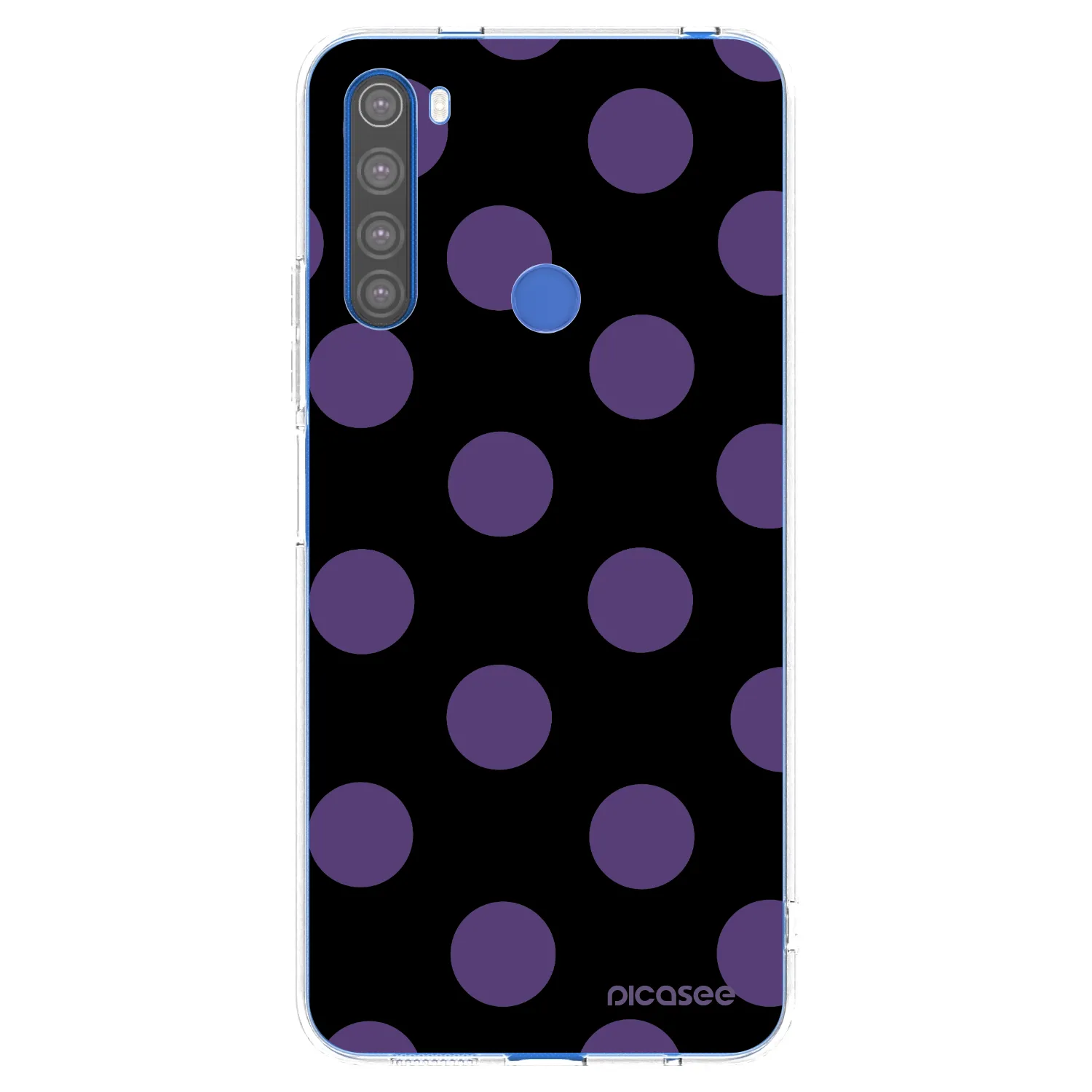 Picasee διαφανής θήκη σιλικόνης Xiaomi Redmi Note 8T - Big flickers