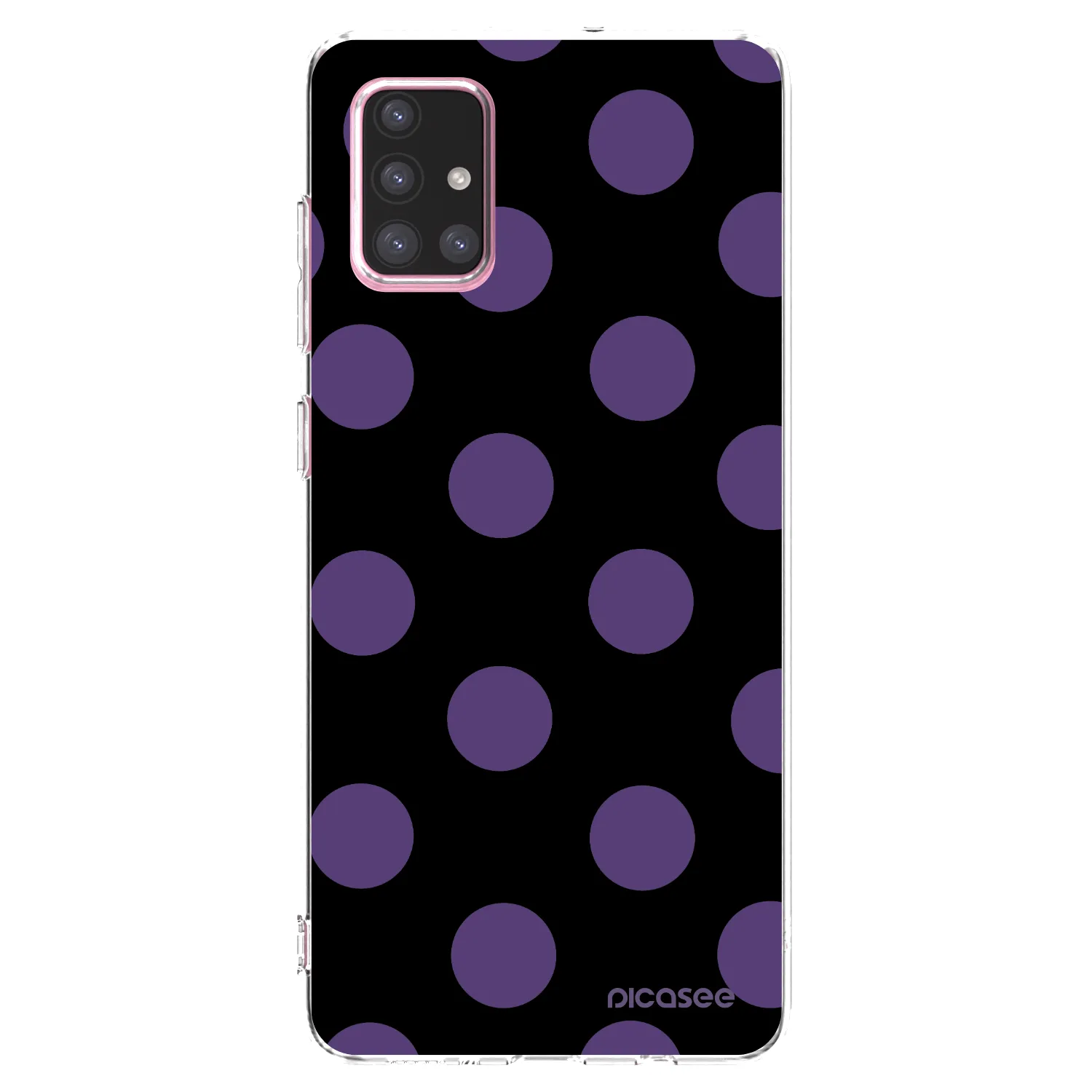 Picasee διαφανής θήκη σιλικόνης Samsung Galaxy A71 A715F - Big flickers