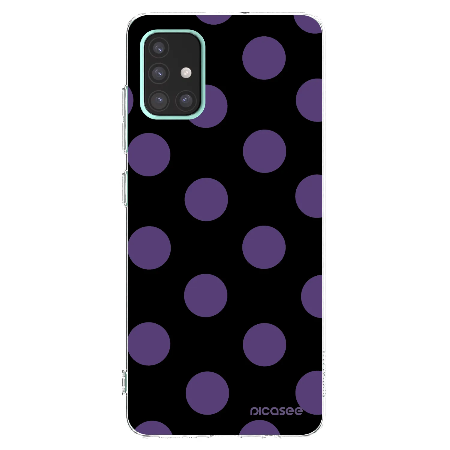 Picasee διαφανής θήκη σιλικόνης Samsung Galaxy A51 A515F - Big flickers