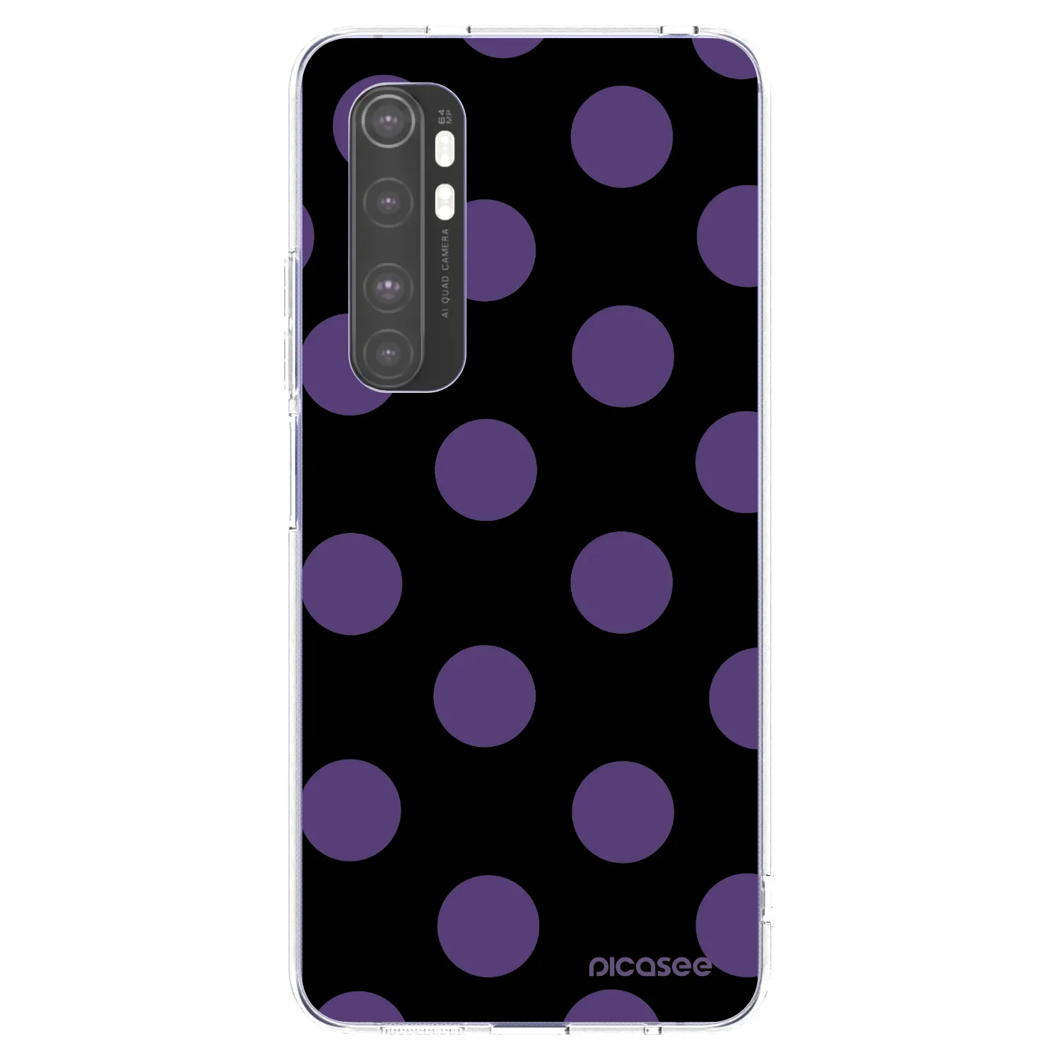 Picasee διαφανής θήκη σιλικόνης Xiaomi Mi Note 10 Lite - Big flickers
